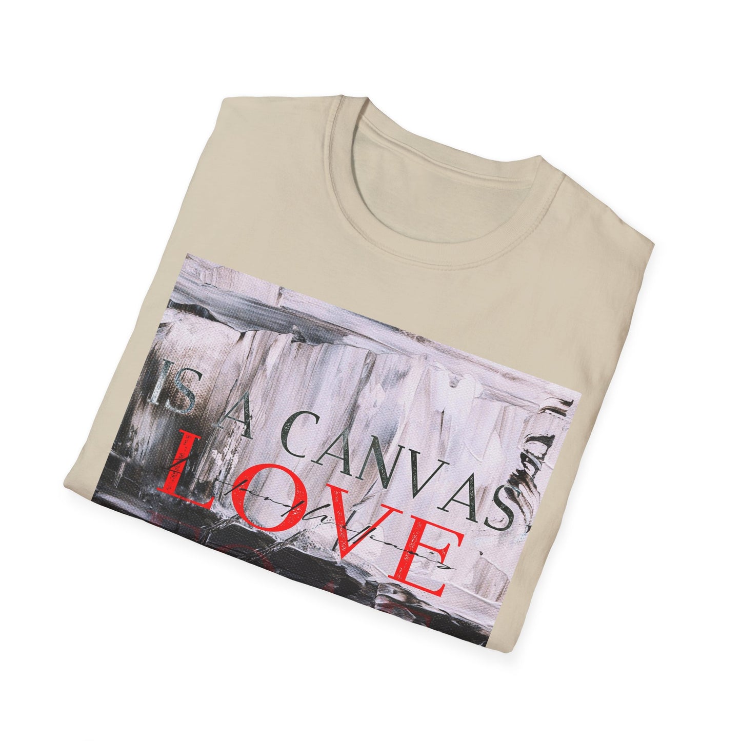 LOVE IS CANVAS Unisex Softstyle T-Shirt