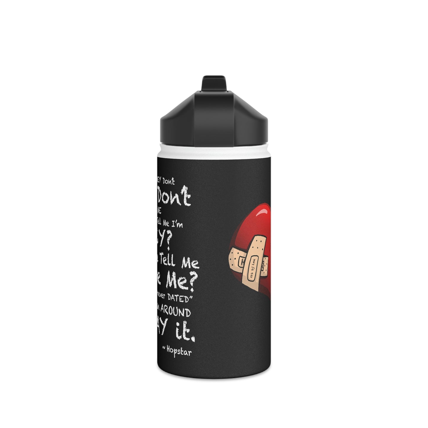 Hopstar Stainless Steel Water Bottle, Standard Lid