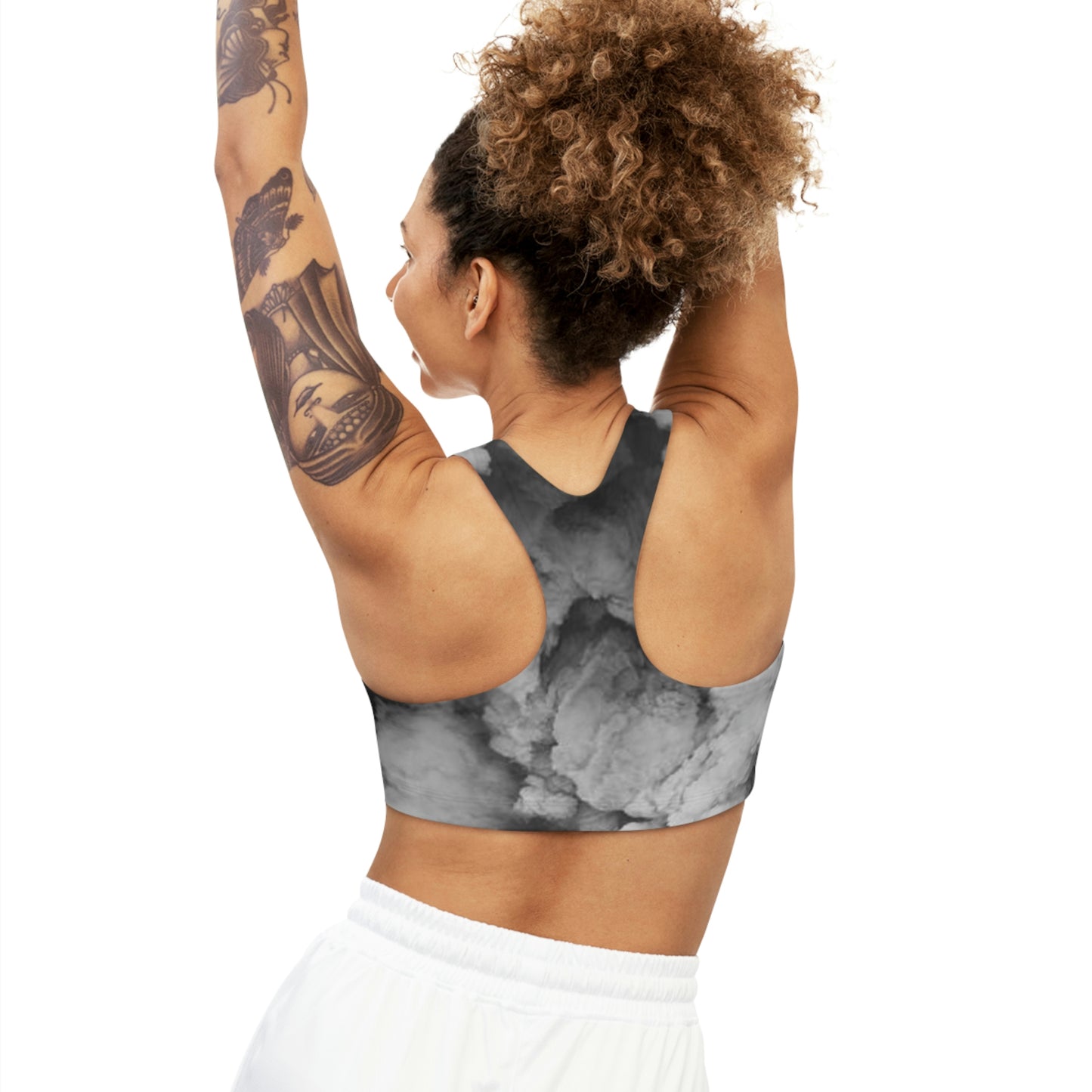 "Faded Gray" Sports Bra