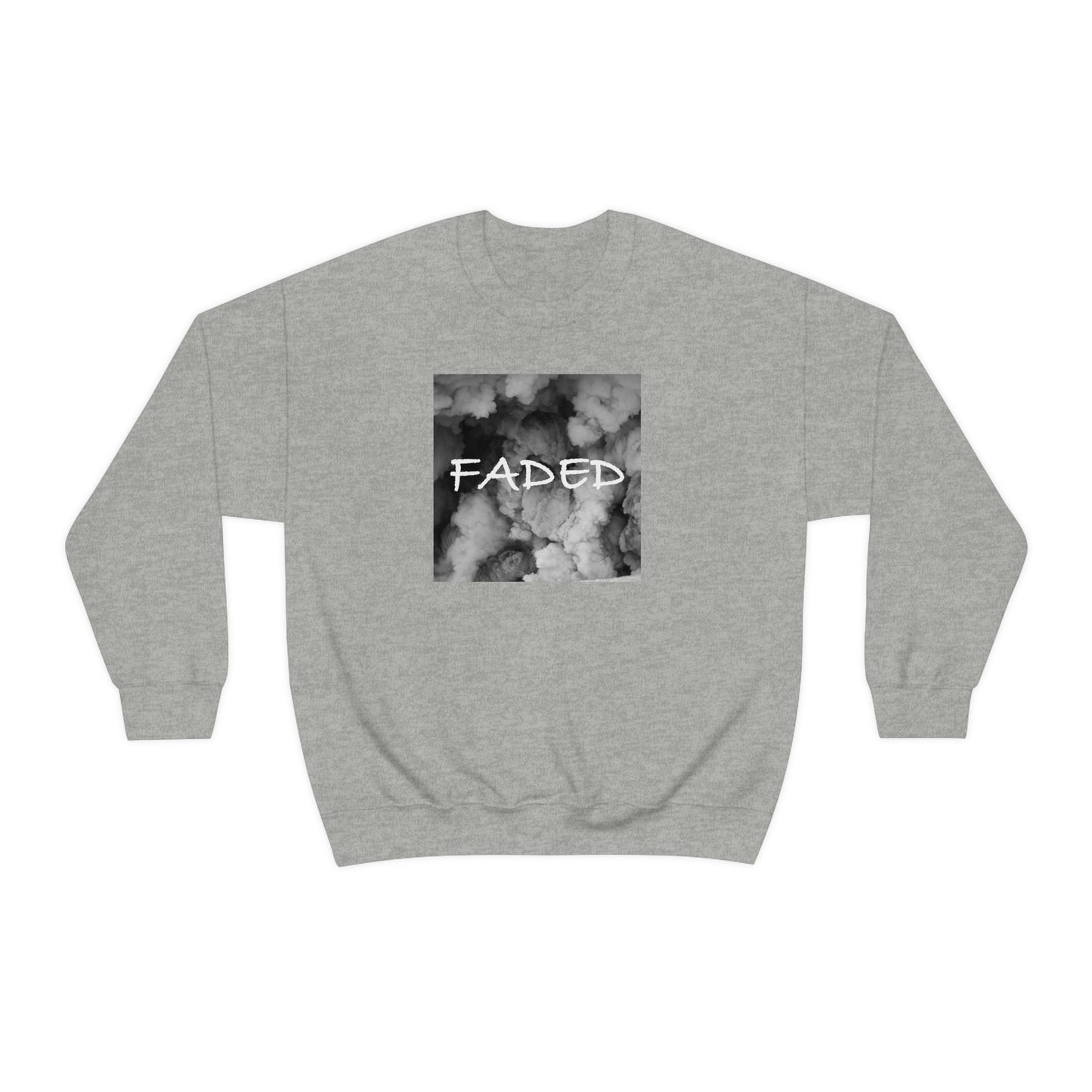 "Faded Gray" Unisex Crewneck Sweatshirt