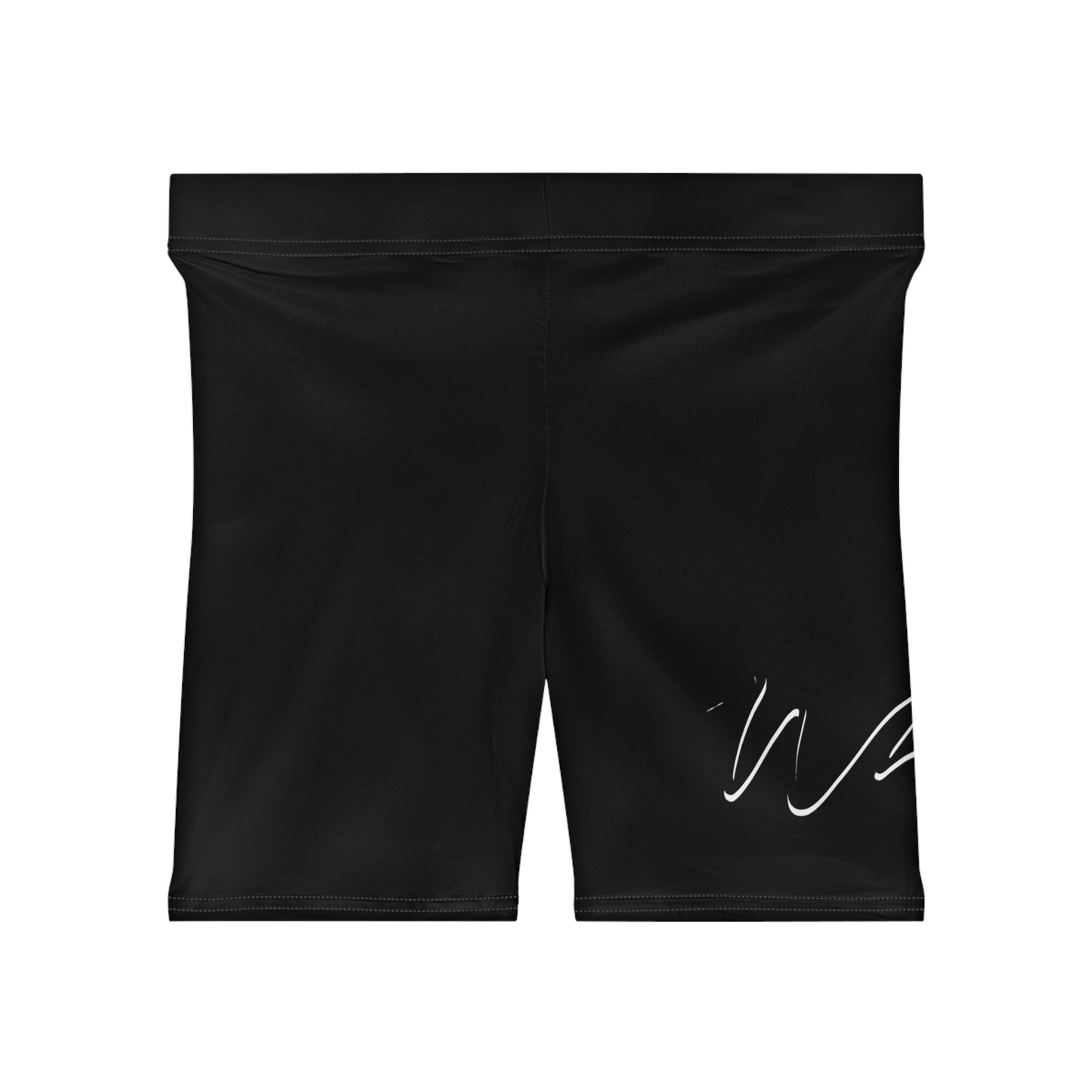 White Women's Biker Shorts