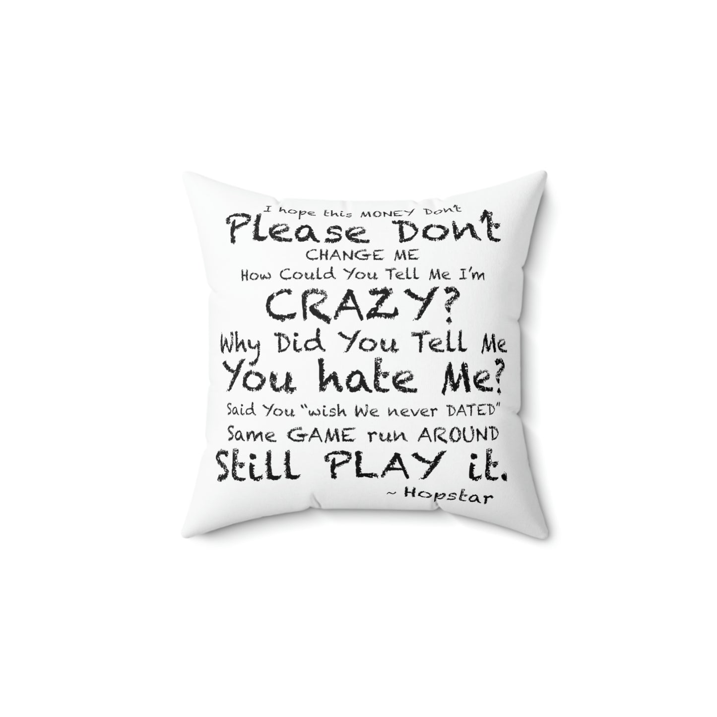 "Hopstar" Spun Polyester Square Pillow