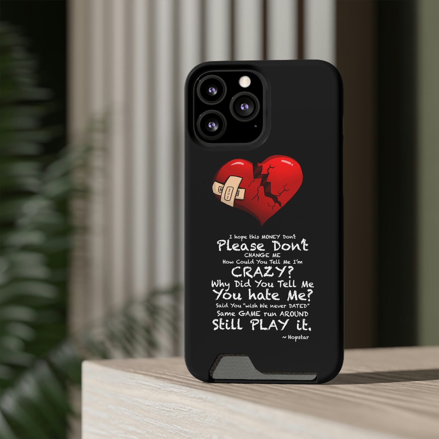 "Hopstar" Phone Case With Card Holder