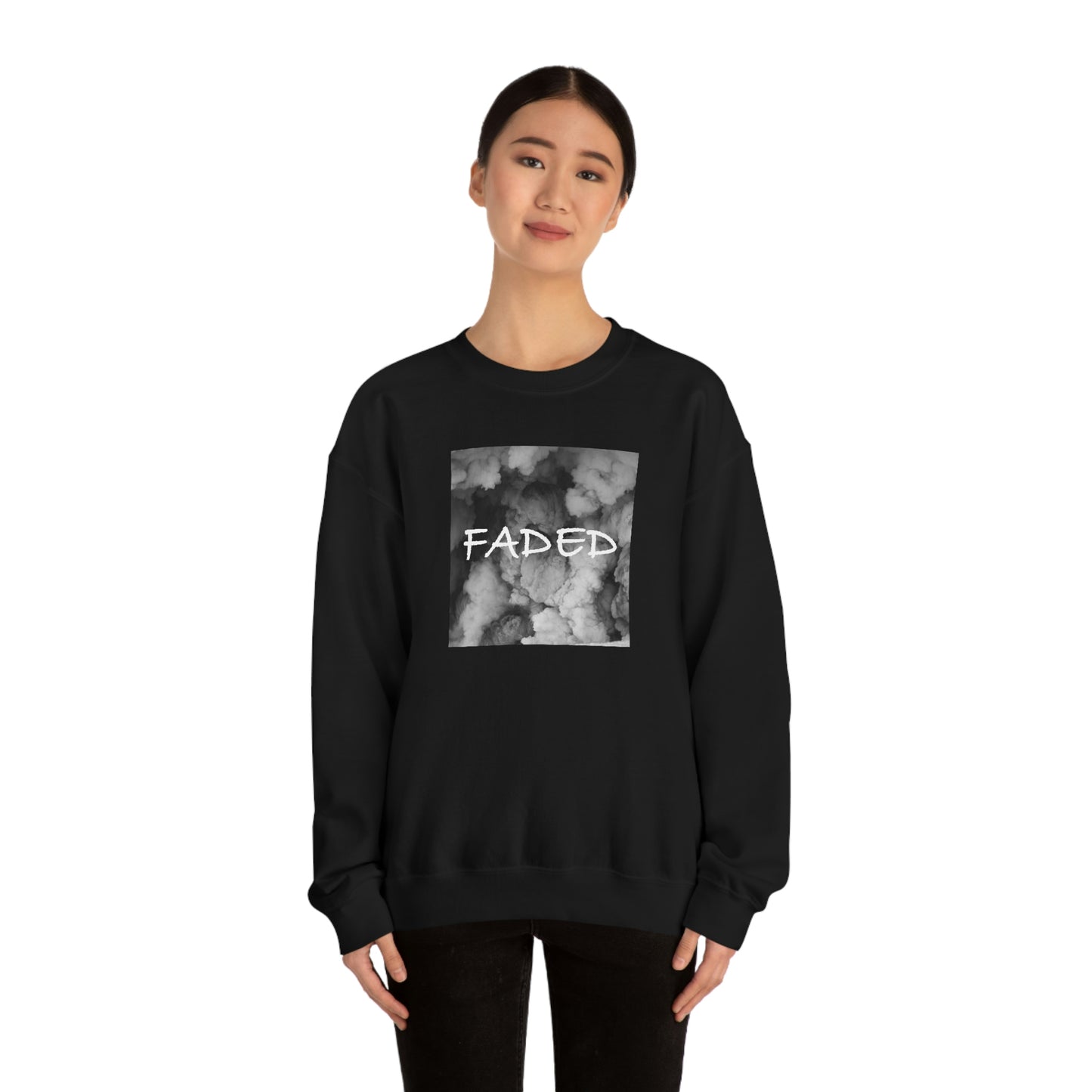 "Faded Gray" Unisex Crewneck Sweatshirt