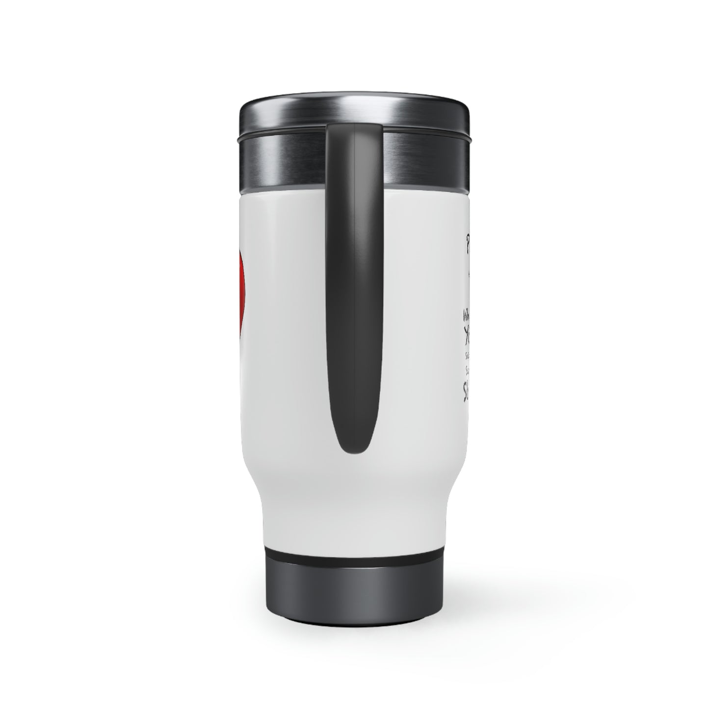 "Hopstar" Stainless Steel Travel Mug with Handle, 14oz