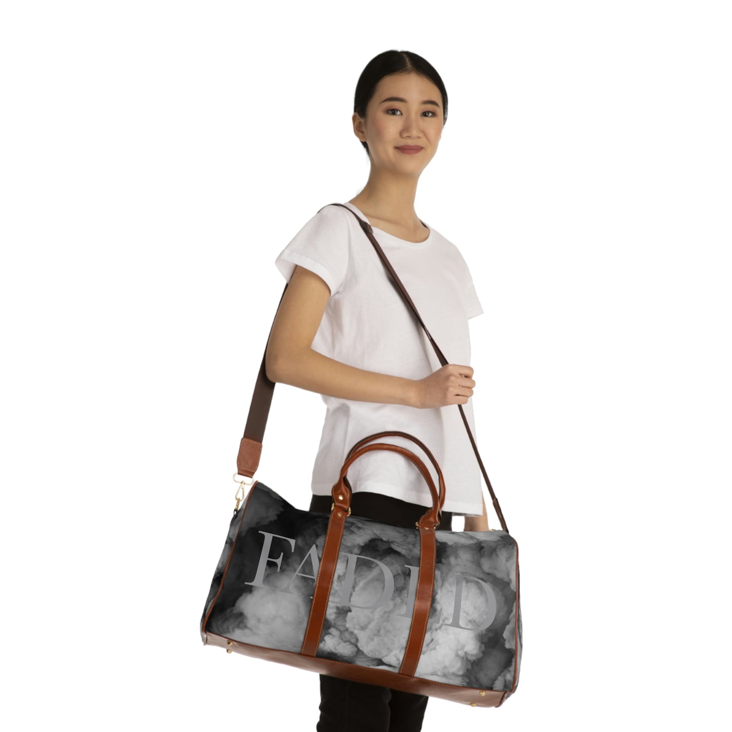 "Faded Gray" Waterproof Travel Bag