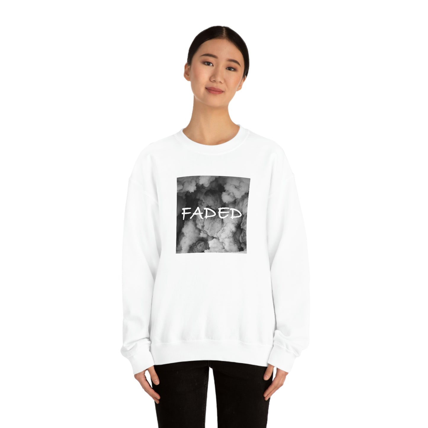 "Faded Gray" Unisex Crewneck Sweatshirt