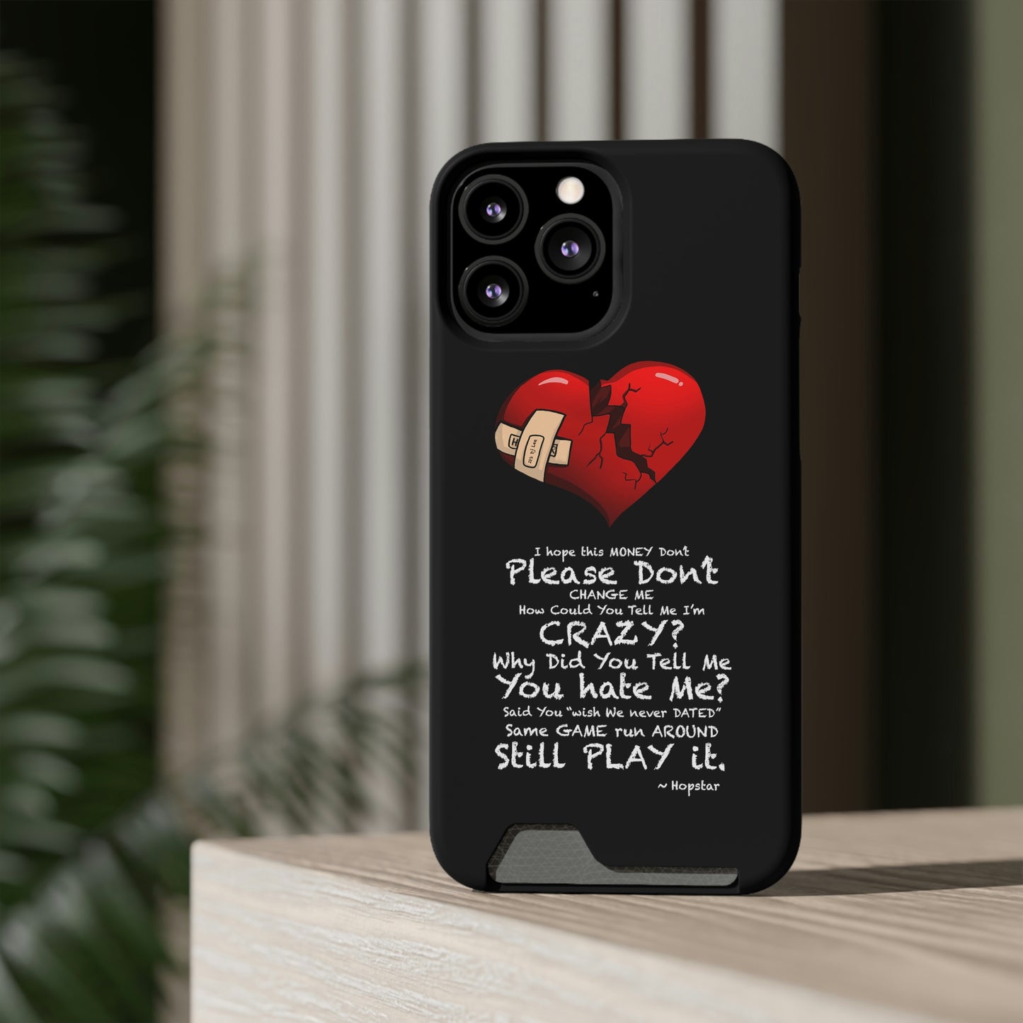 "Hopstar" Phone Case With Card Holder