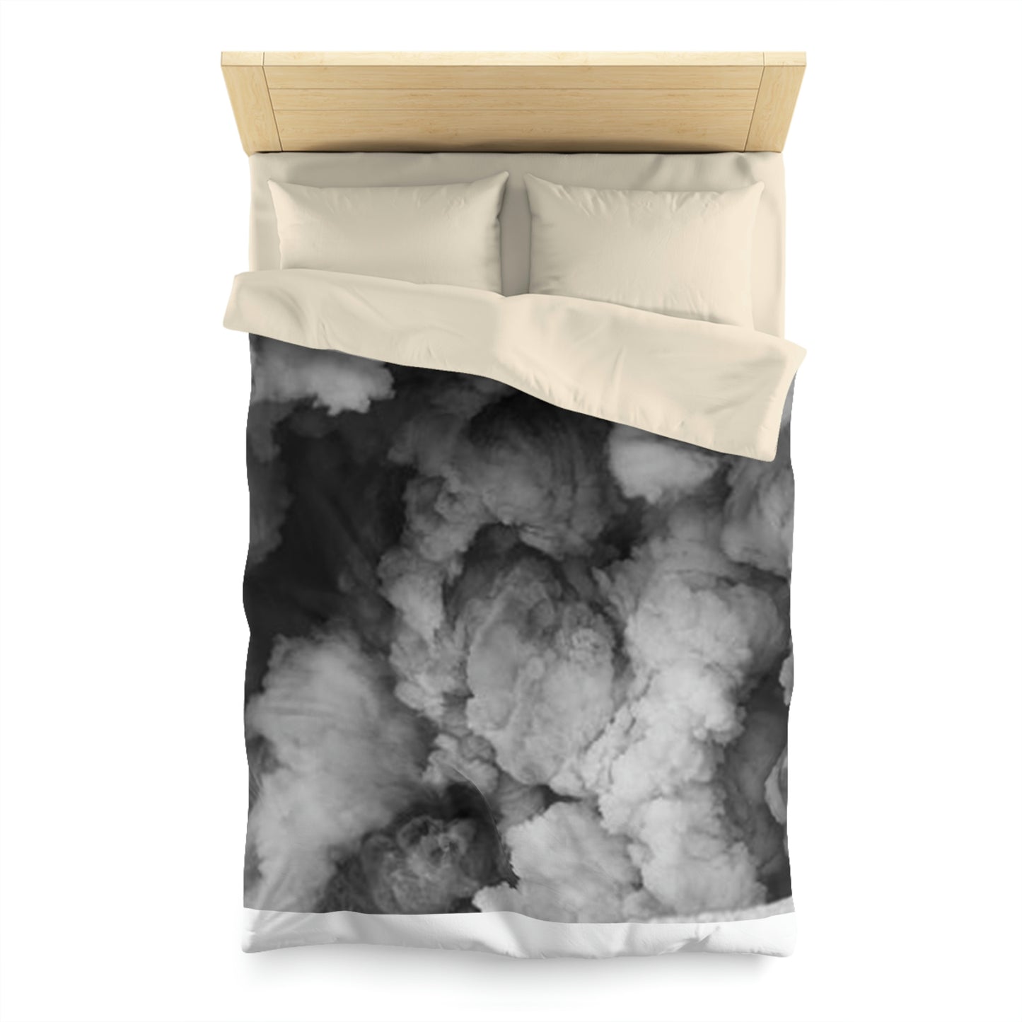 "Faded Gray "Duvet Bed Cover