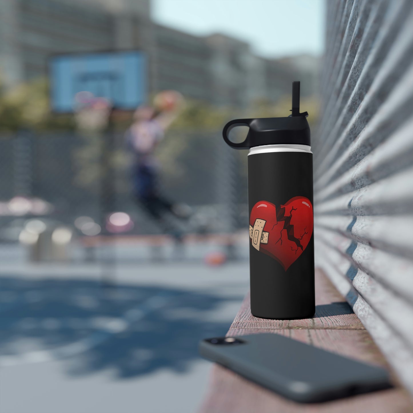 Hopstar Stainless Steel Water Bottle, Standard Lid