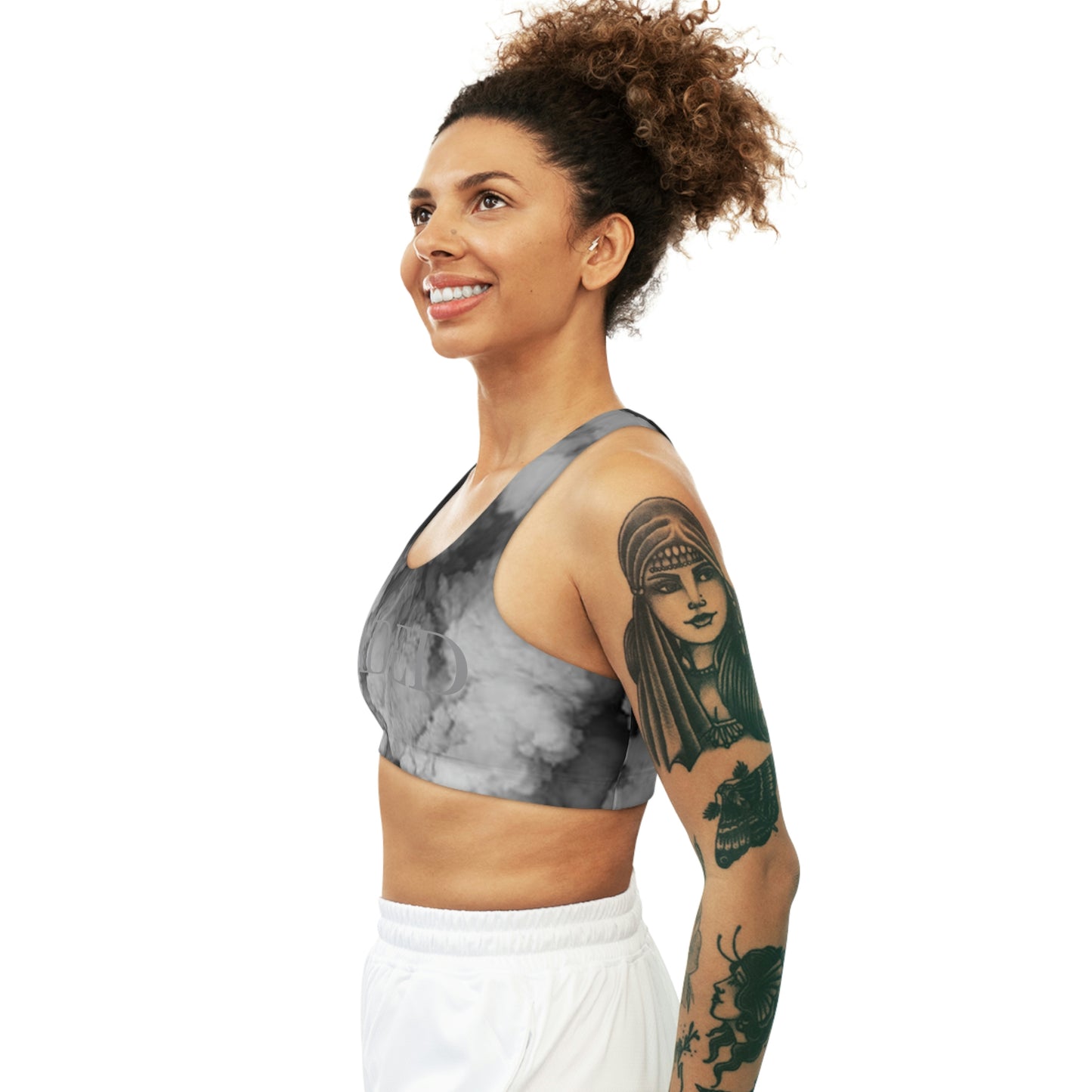 "Faded Gray" Sports Bra