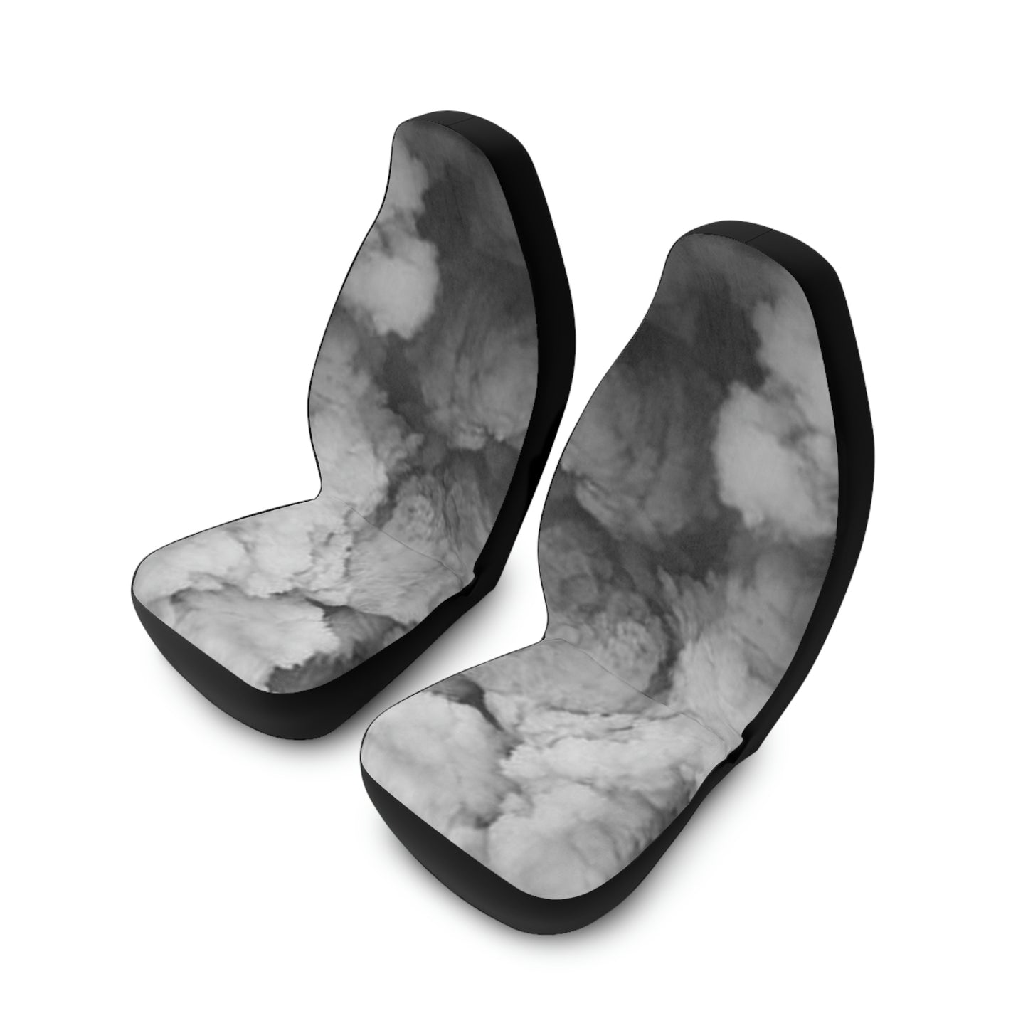 "Faded Gray" Polyester Car Seat Covers