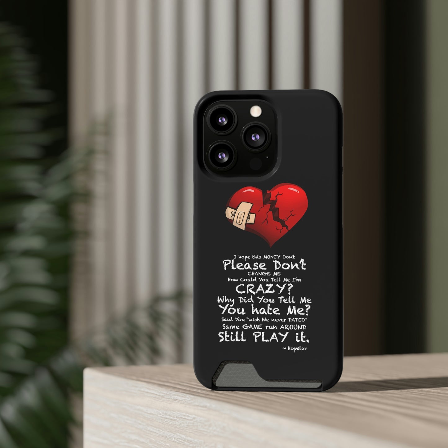 "Hopstar" Phone Case With Card Holder