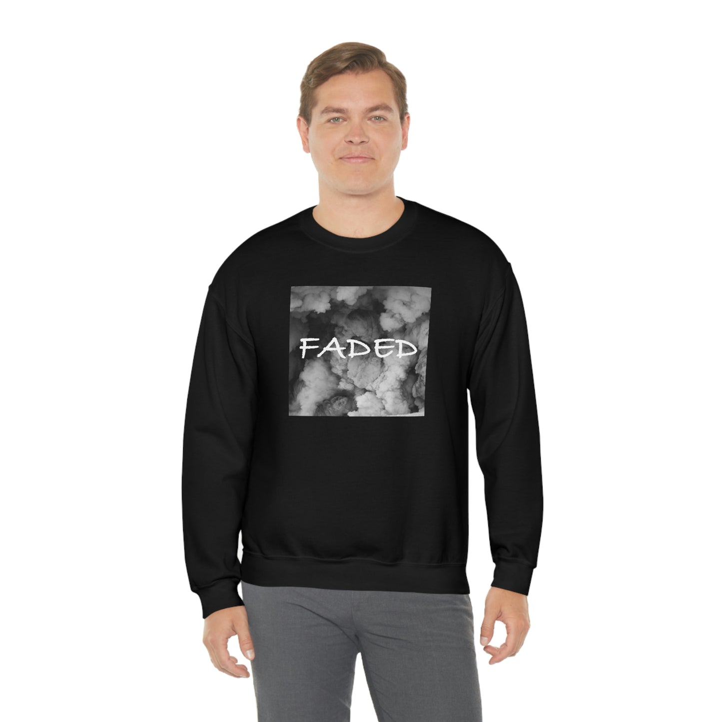 "Faded Gray" Unisex Crewneck Sweatshirt