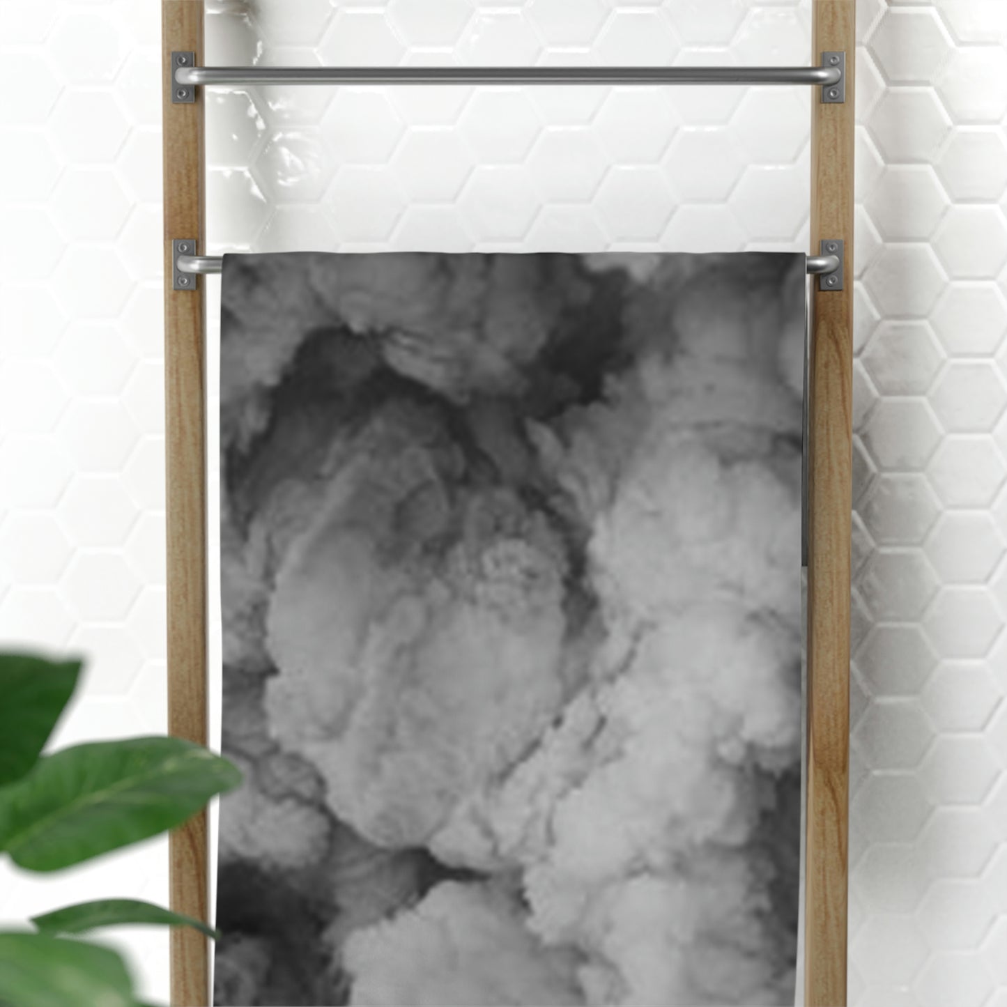 “Faded Gray” Beach Towel