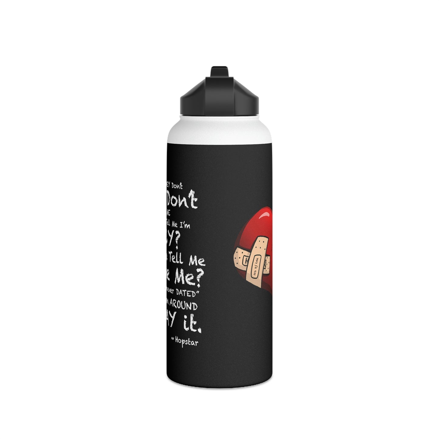 Hopstar Stainless Steel Water Bottle, Standard Lid