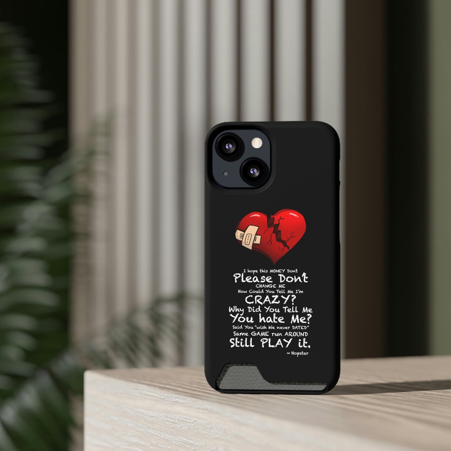 "Hopstar" Phone Case With Card Holder