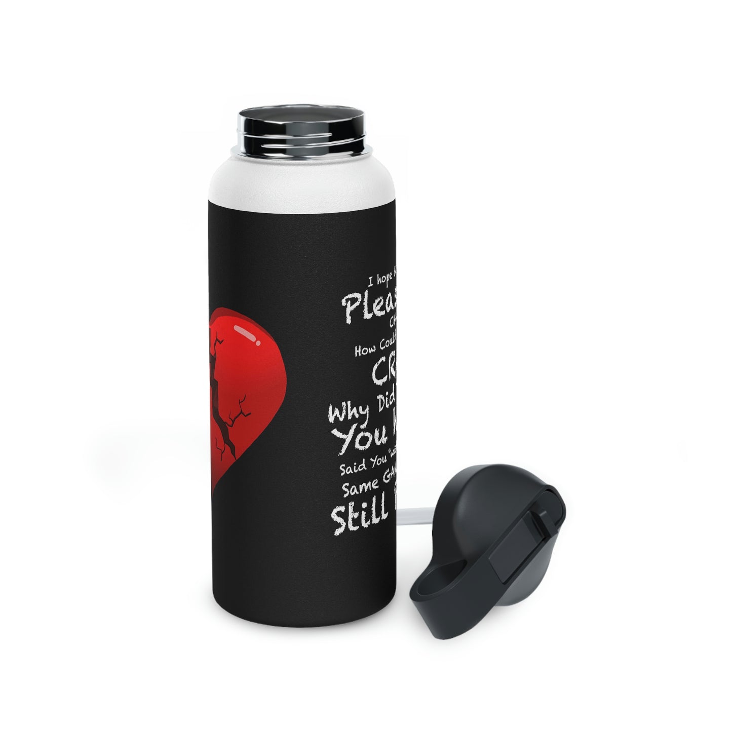 Hopstar Stainless Steel Water Bottle, Standard Lid