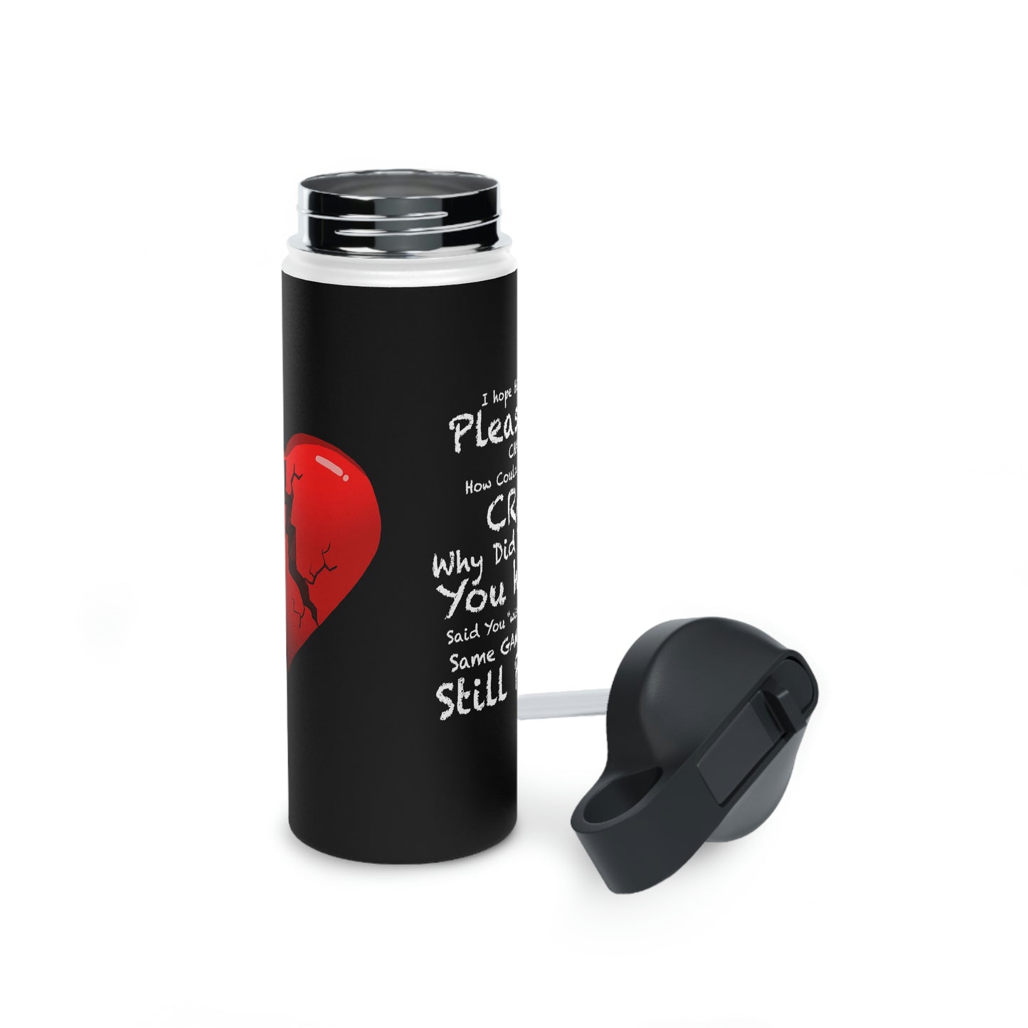 Hopstar Stainless Steel Water Bottle, Standard Lid