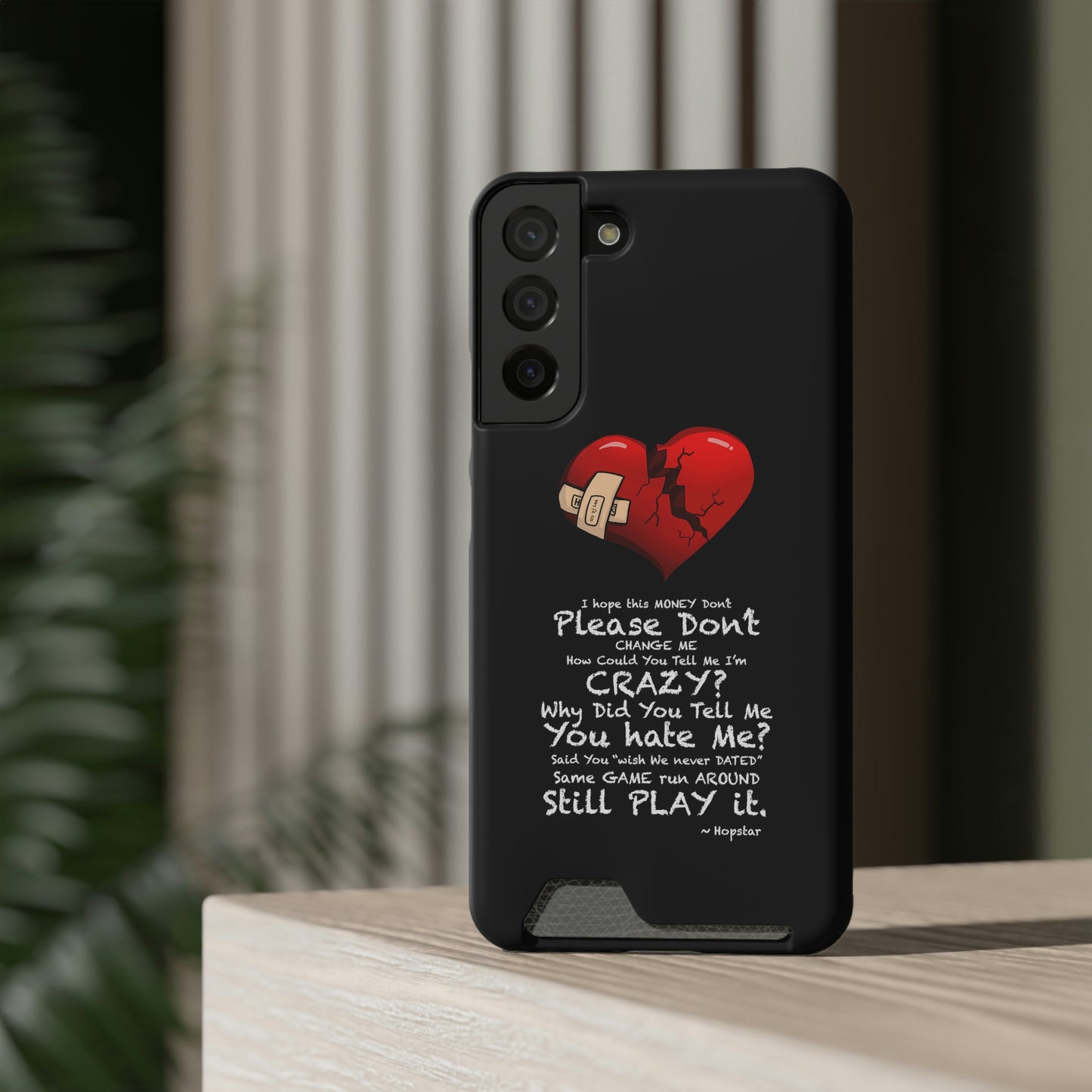 "Hopstar" Phone Case With Card Holder