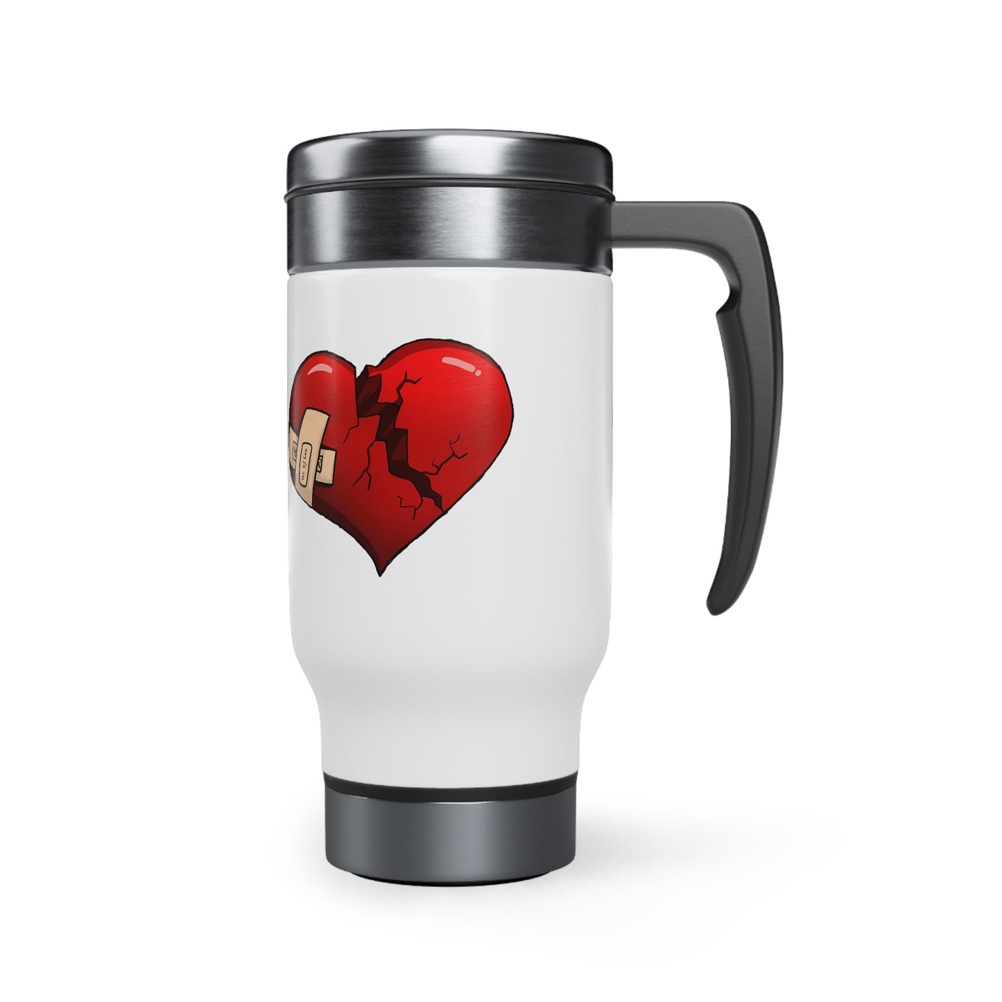 "Hopstar" Stainless Steel Travel Mug with Handle, 14oz