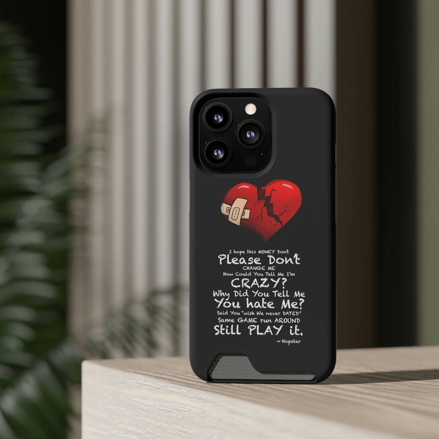 "Hopstar" Phone Case With Card Holder