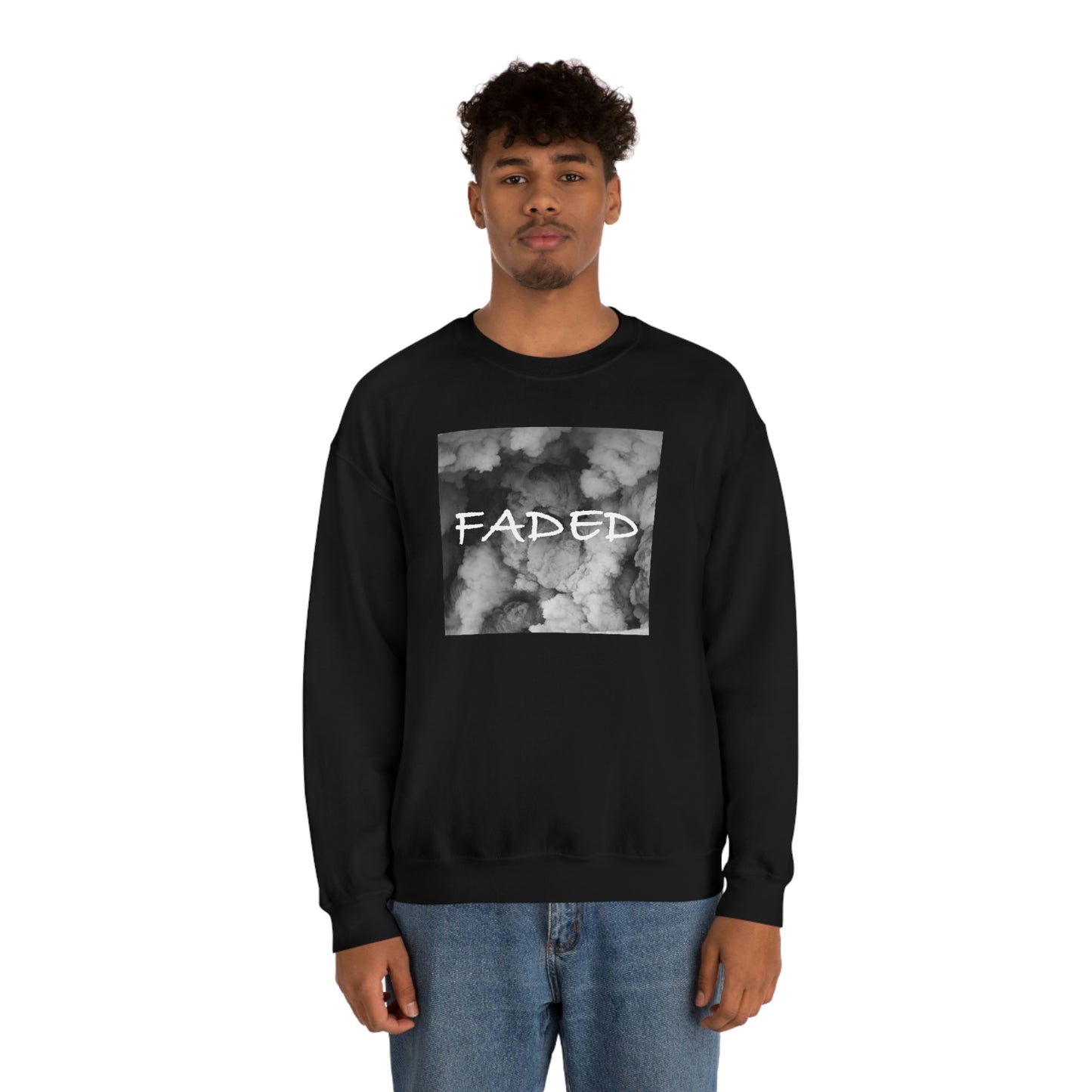 "Faded Gray" Unisex Crewneck Sweatshirt