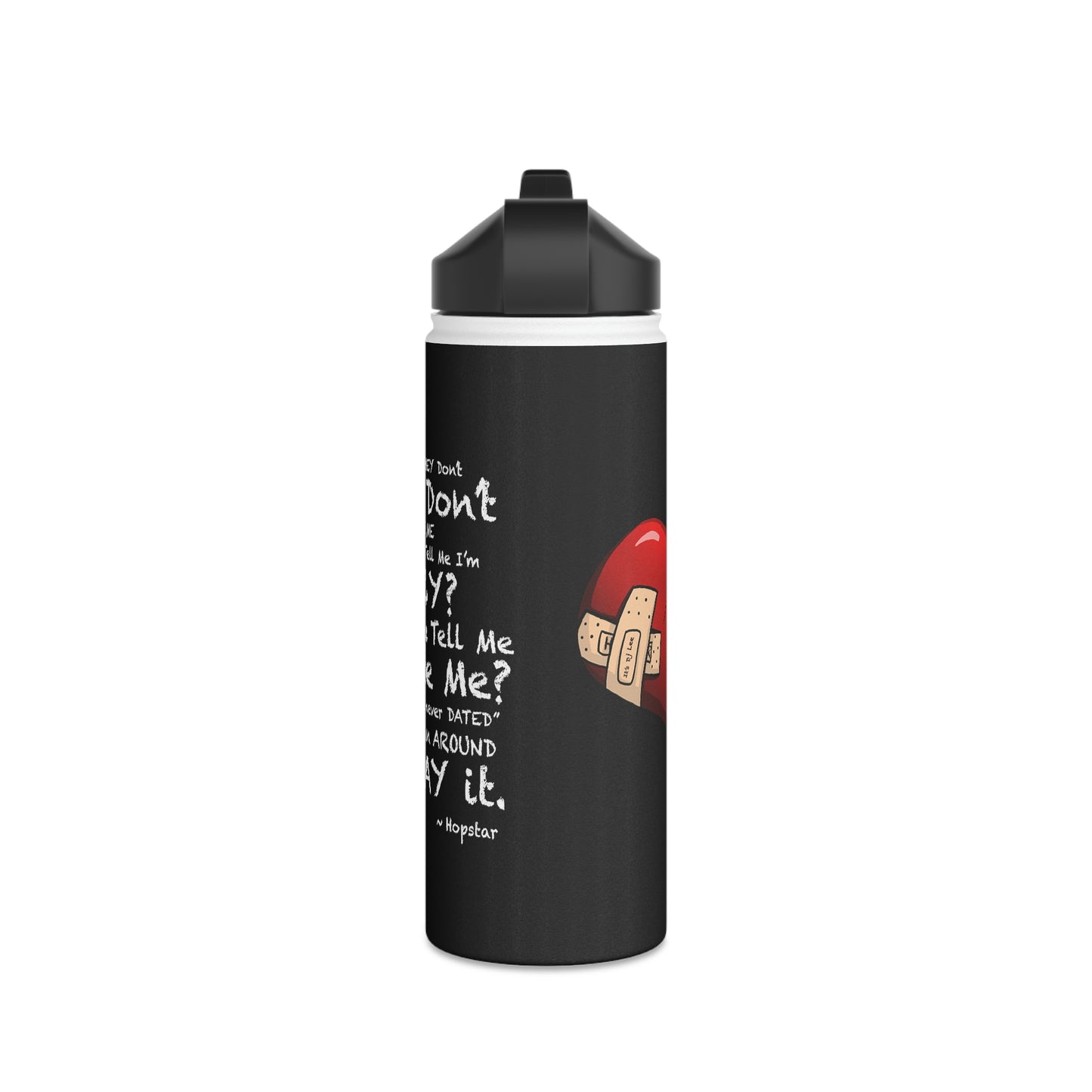 Hopstar Stainless Steel Water Bottle, Standard Lid