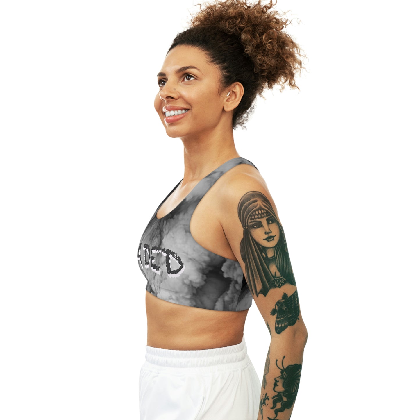 Faded Gray Sports Bra