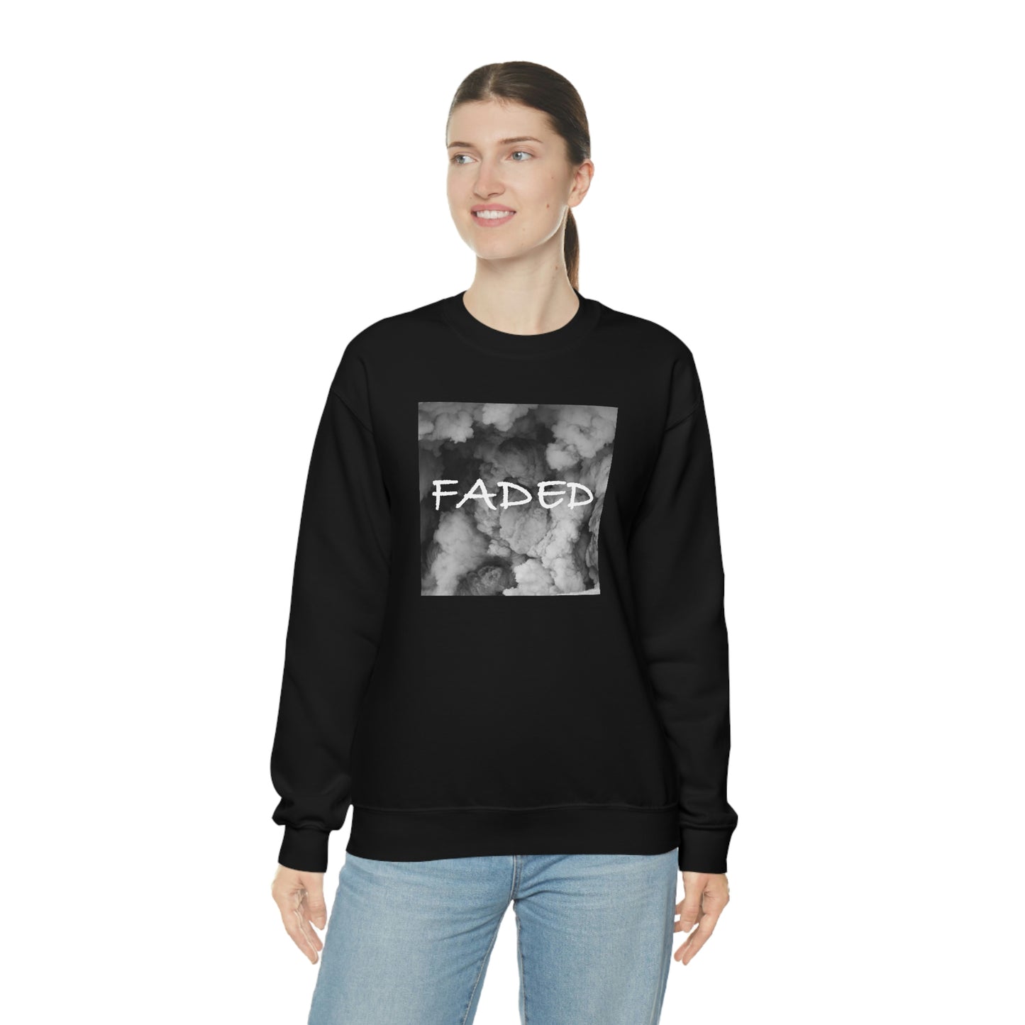 "Faded Gray" Unisex Crewneck Sweatshirt