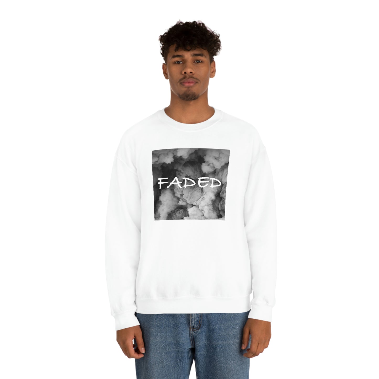 "Faded Gray" Unisex Crewneck Sweatshirt