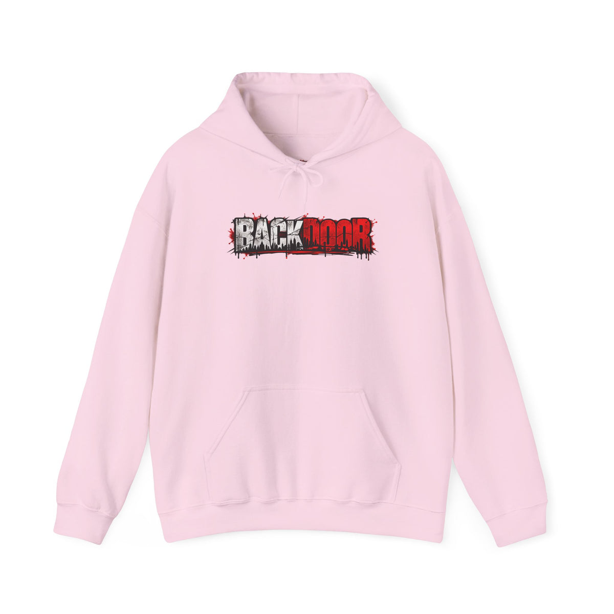 "BackDoor" Crime Drama Series Graphic Hoodie – 'Cast x Crew' Streetwear Pullover