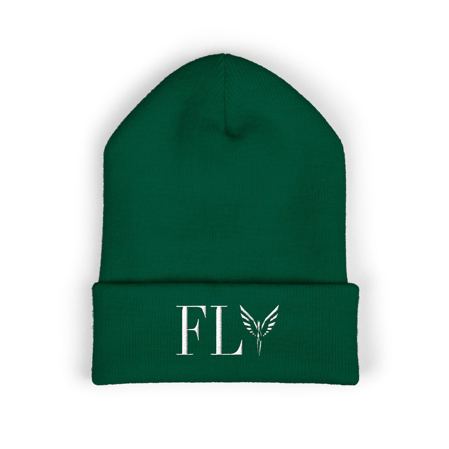 Beanie Hat - Olympian Fly Embroidered Classic Cuffed Beanie
