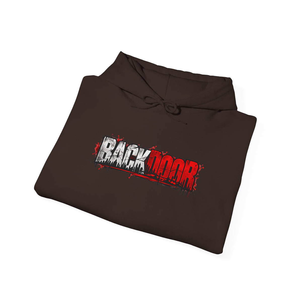 "BackDoor" Crime Drama Series Graphic Hoodie – 'Cast x Crew' Streetwear Pullover