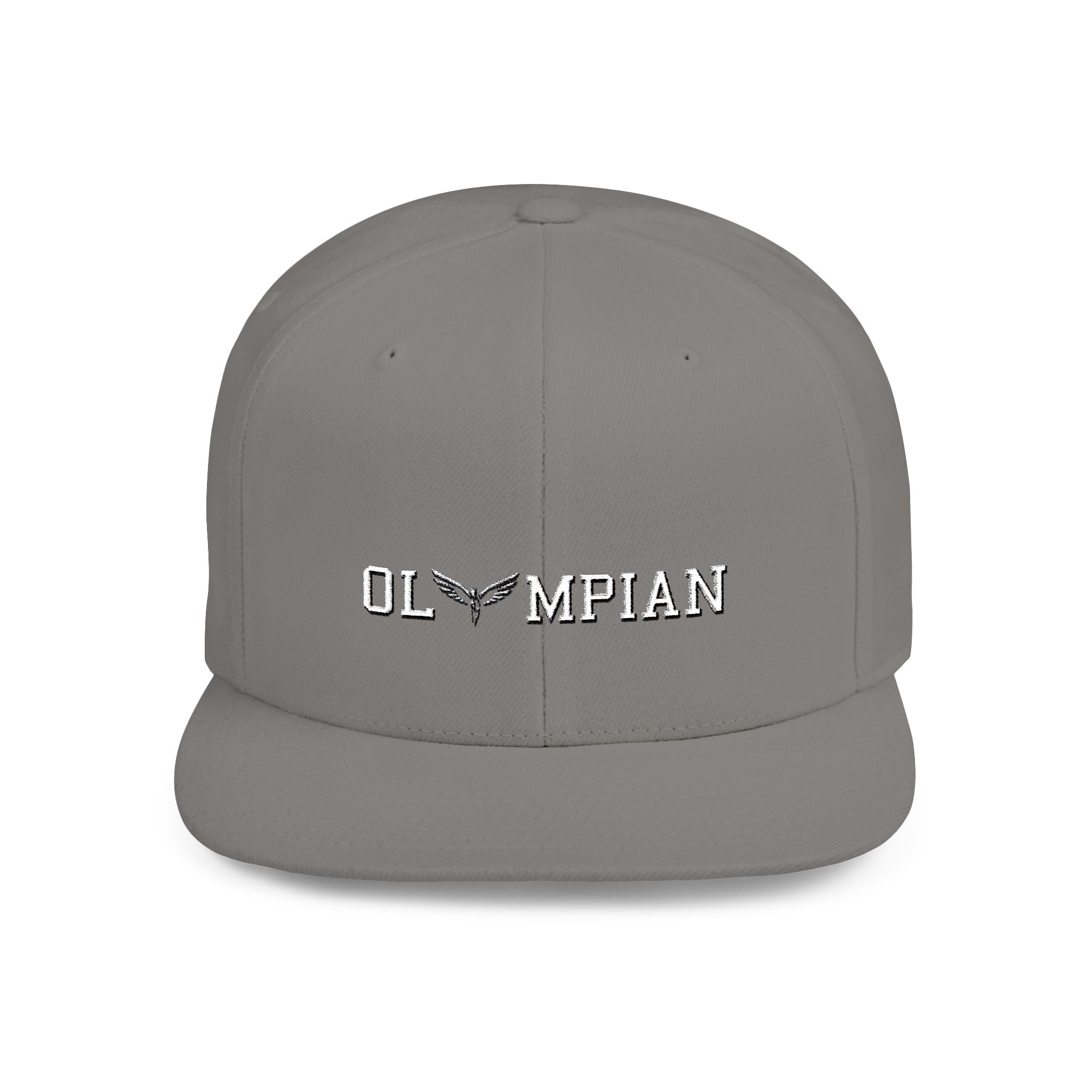 Olympian Flat Bill Snapback Hat