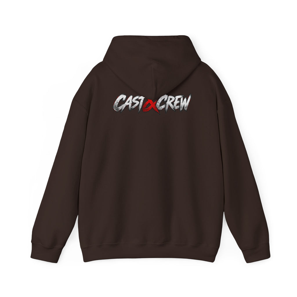 "BackDoor" Crime Drama Series Graphic Hoodie – 'Cast x Crew' Streetwear Pullover