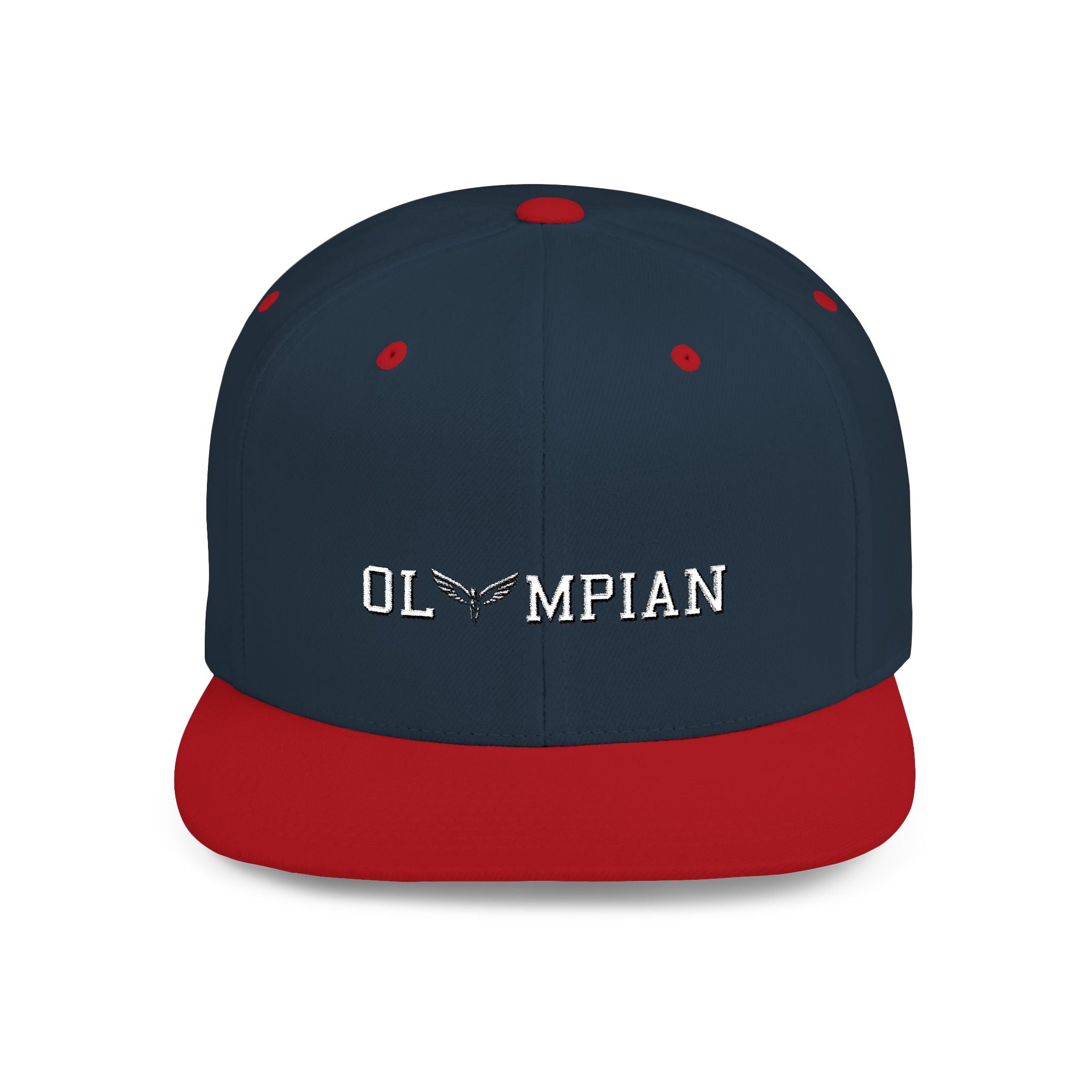 Olympian Flat Bill Snapback Hat