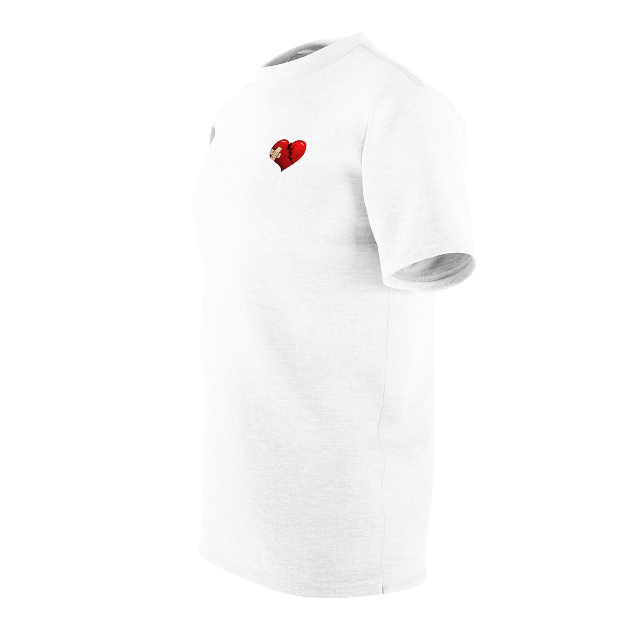 Hopstar White Tee "Heart on My Shirt"