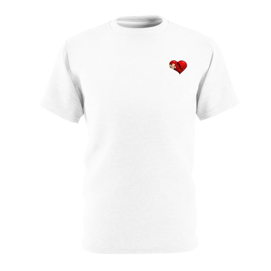 Hopstar White Tee "Heart on My Shirt"