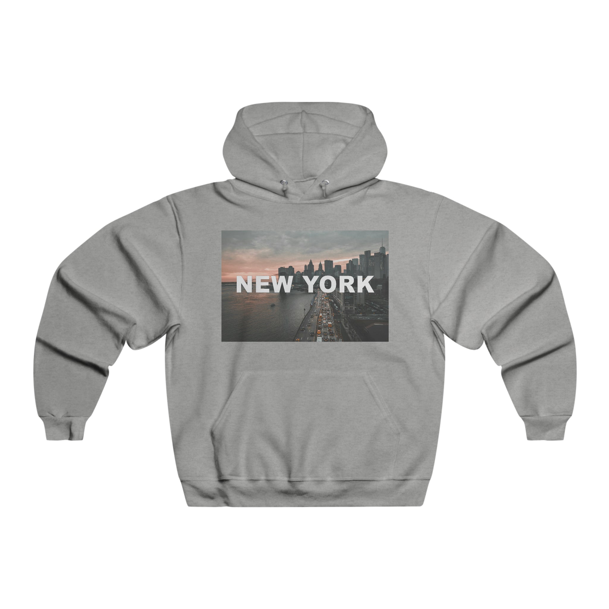 NYC Rush Hour Mens Hooded Sweatshirt