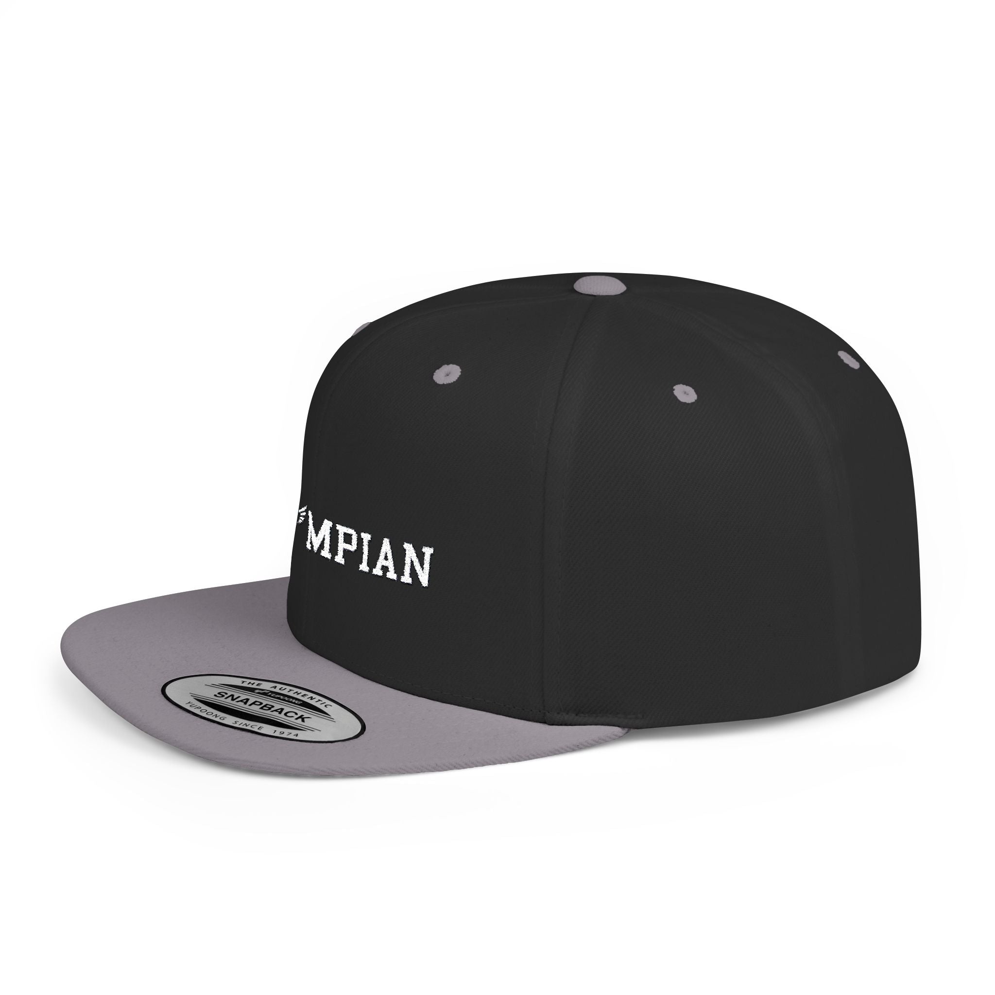 Olympian Flat Bill Snapback Hat