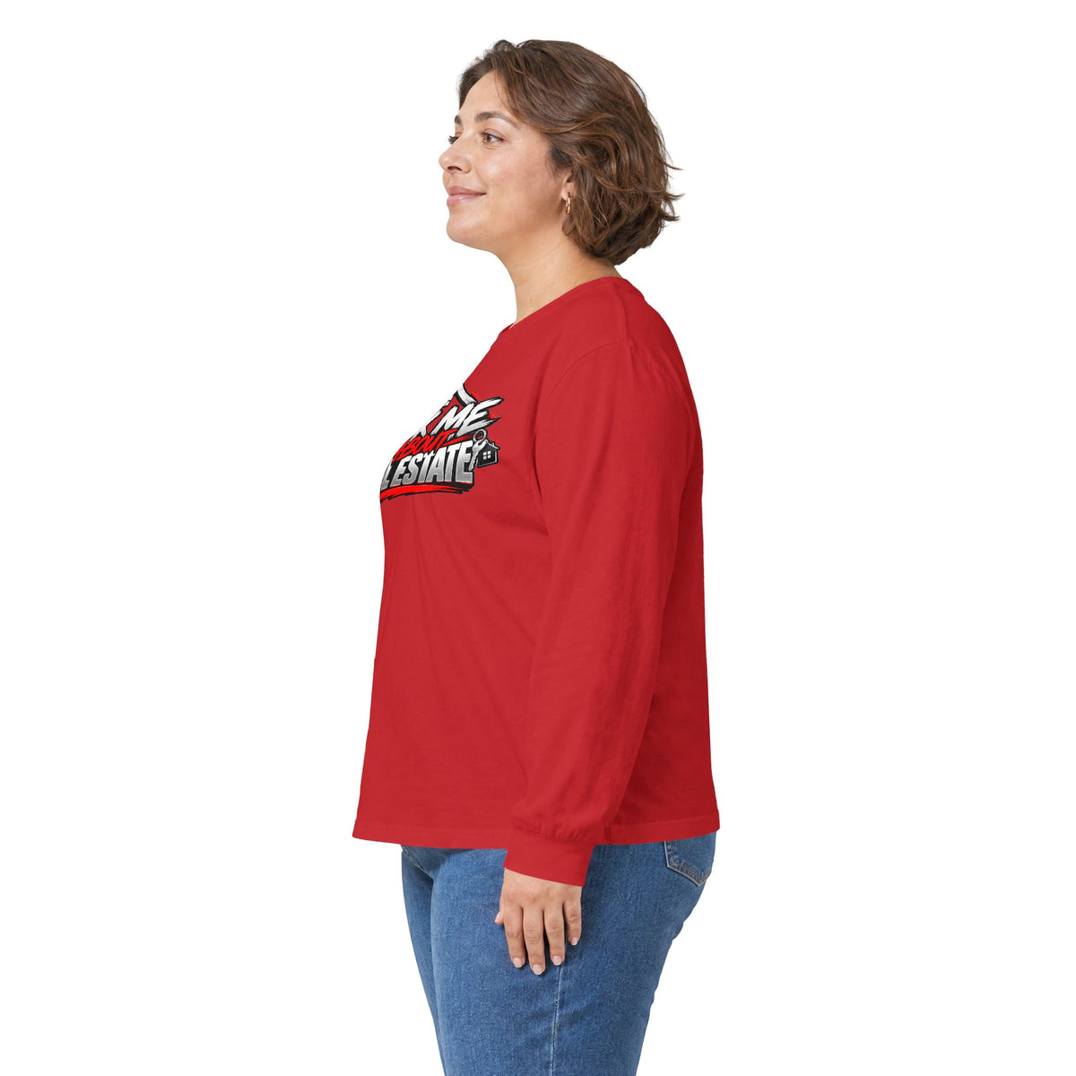 Ask Me About Real Estate Long Sleeve Tee
