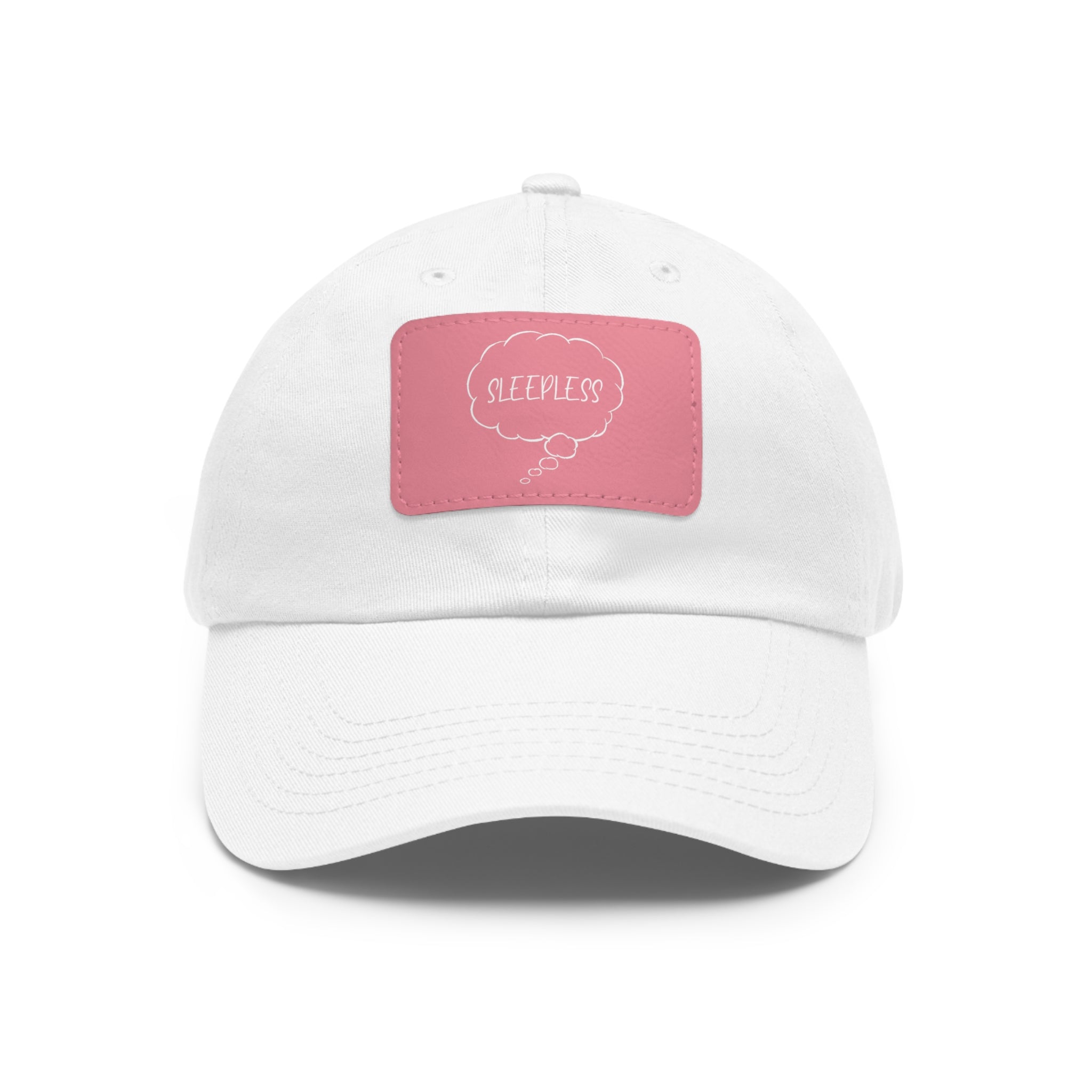 Sleepless Dad Hat with Leather Patch