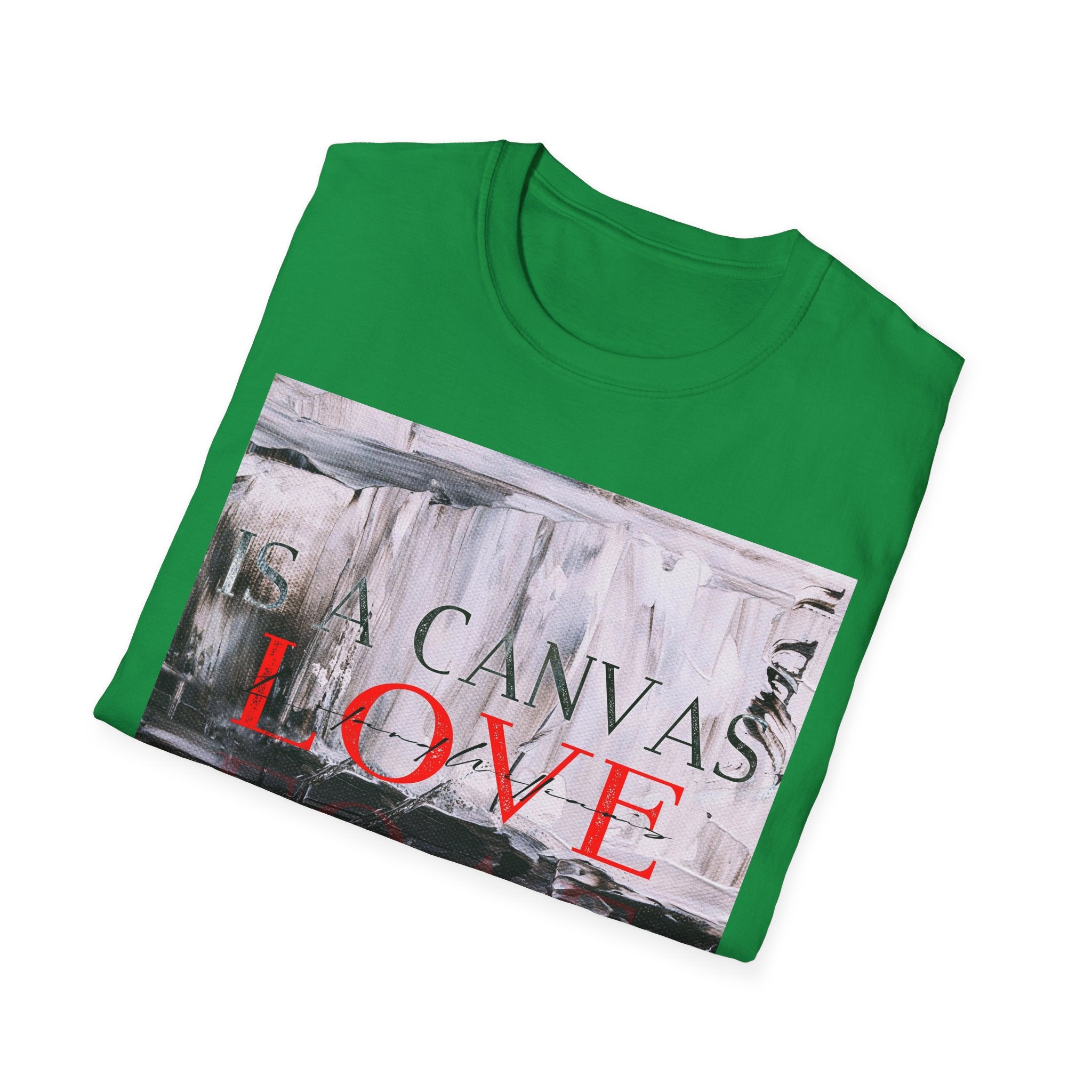 LOVE IS CANVAS Unisex Softstyle T-Shirt