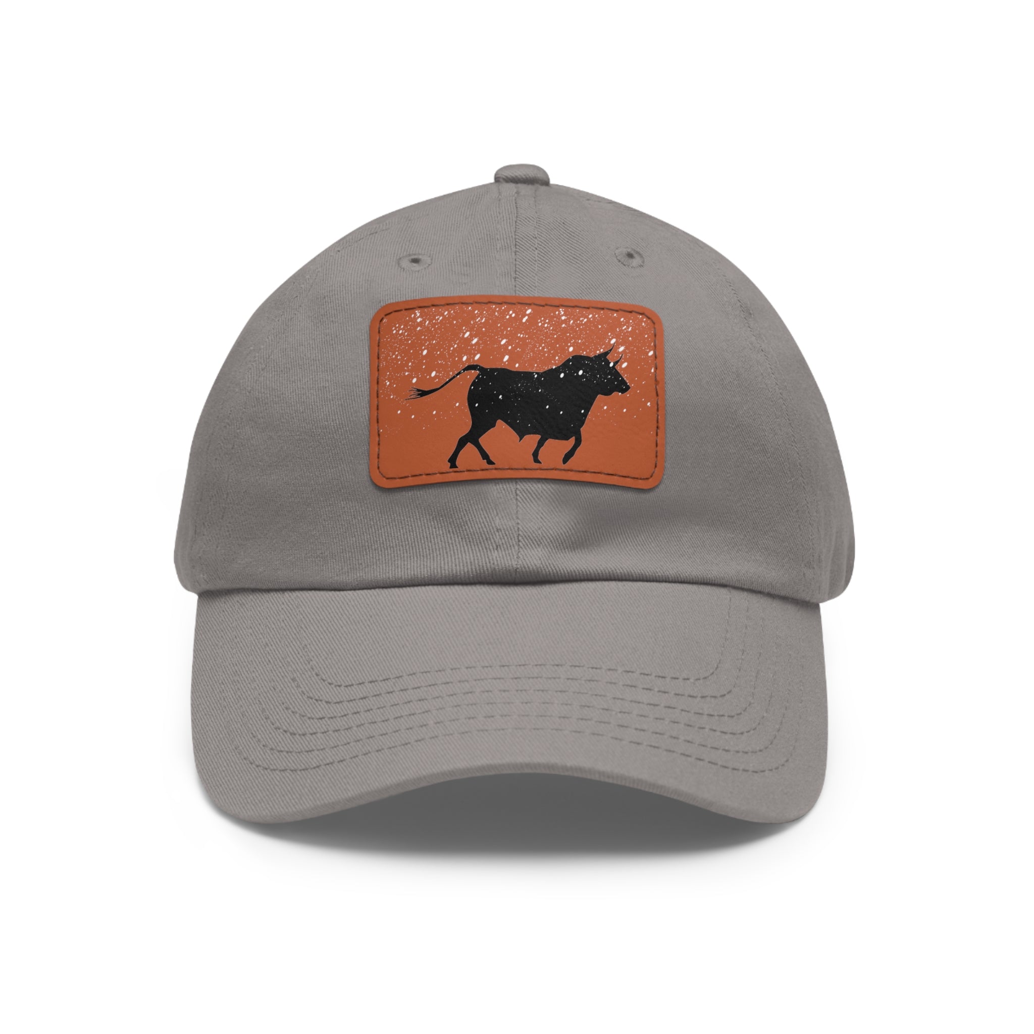 Bull in the Snow Dad Hat