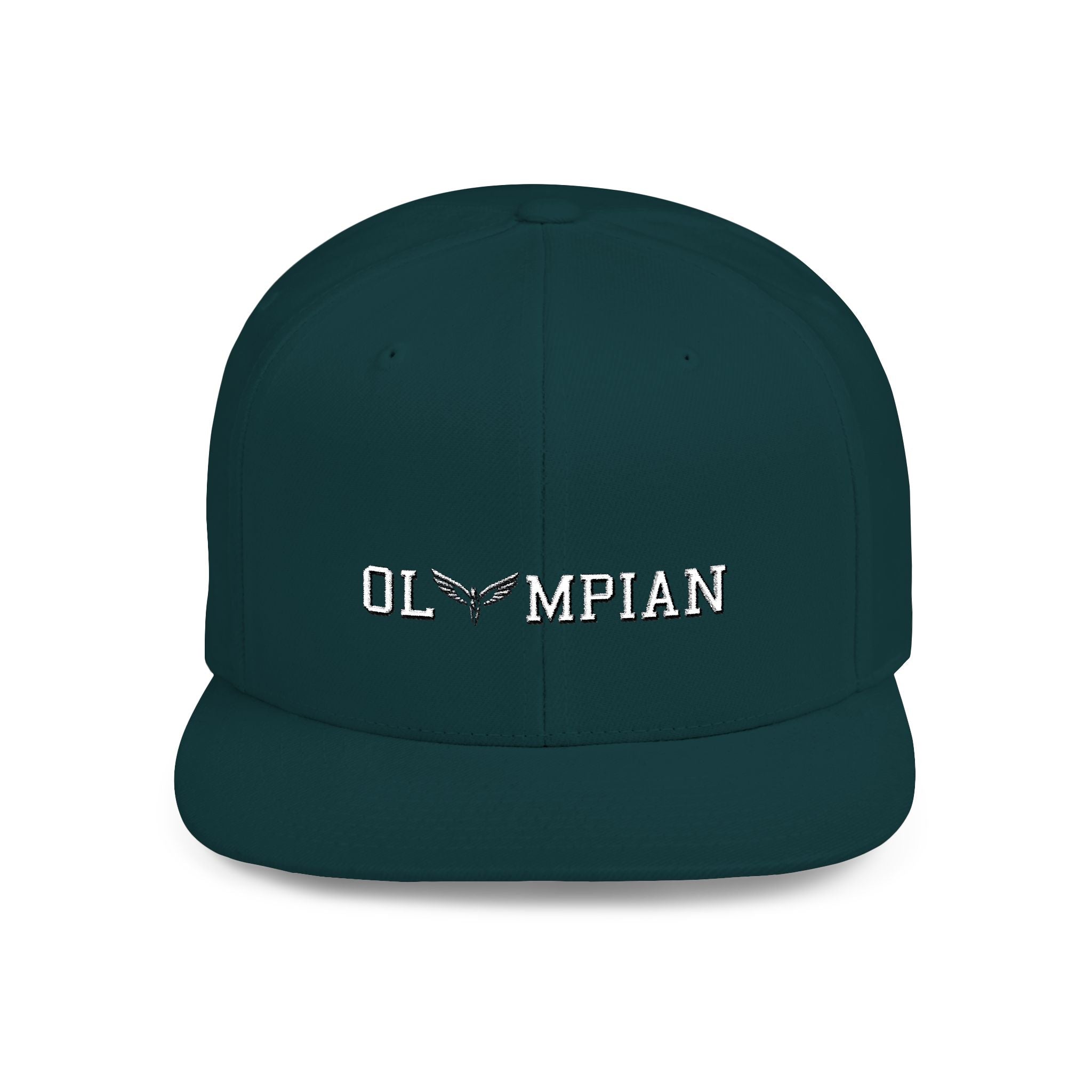 Olympian Flat Bill Snapback Hat