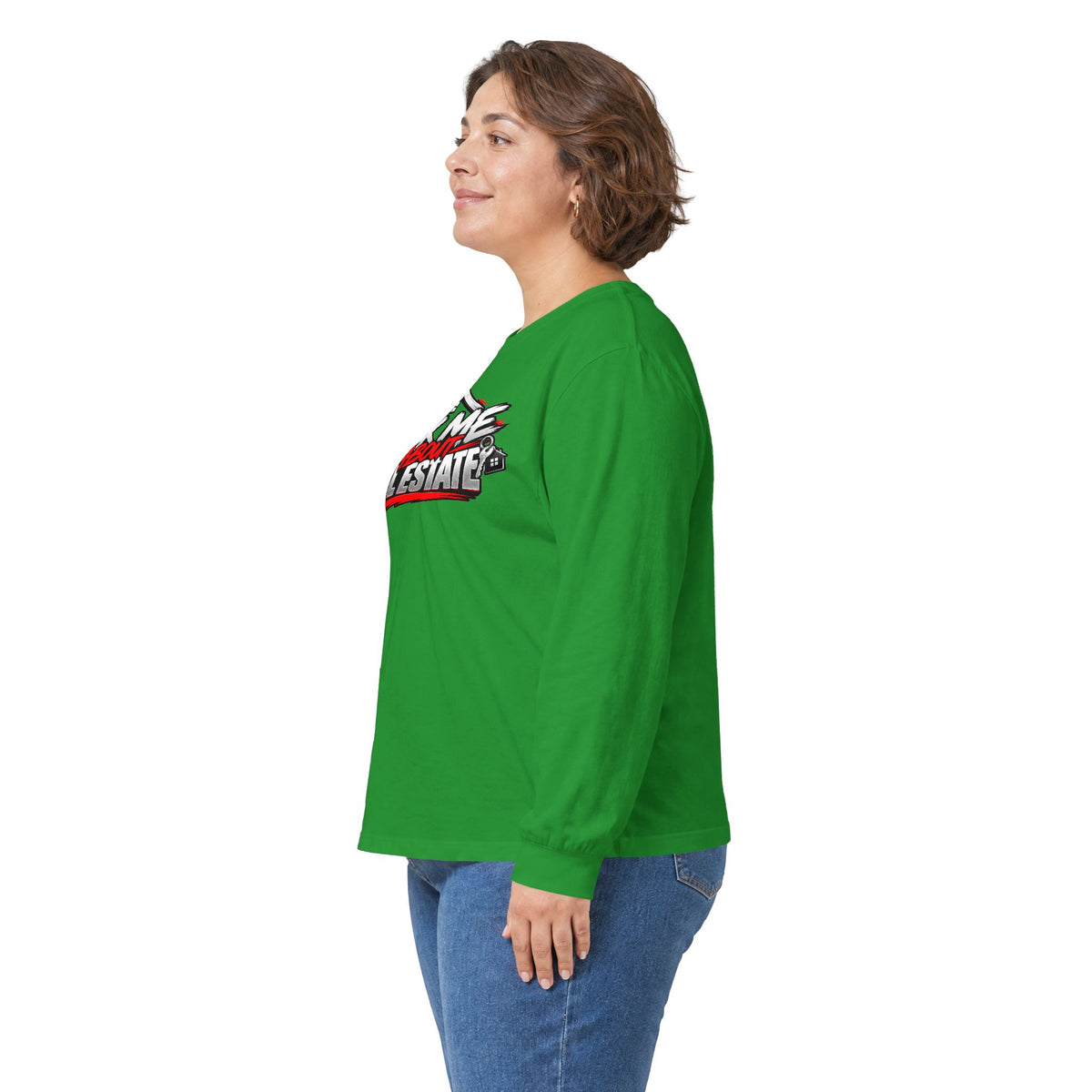 Ask Me About Real Estate Long Sleeve Tee