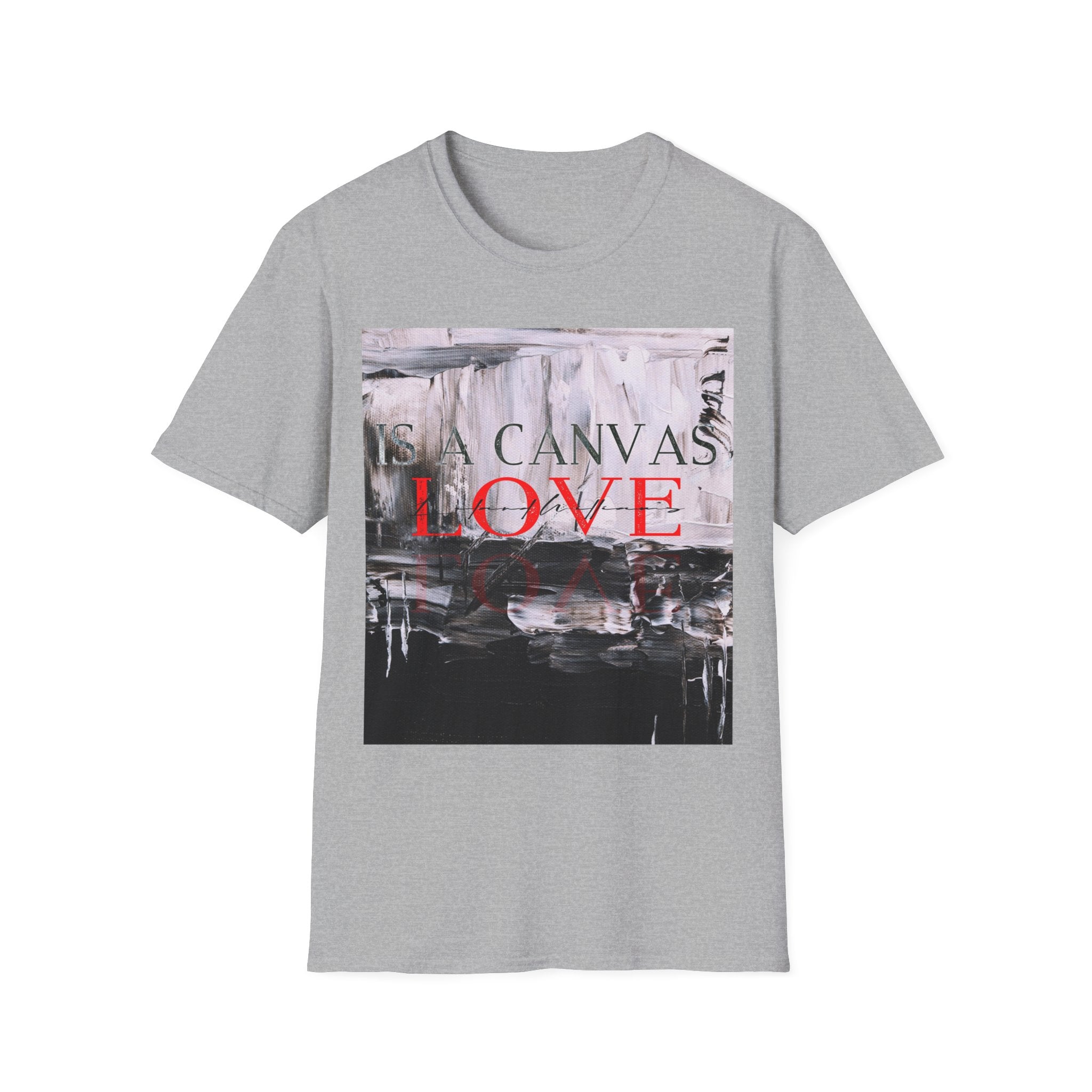 LOVE IS CANVAS Unisex Softstyle T-Shirt