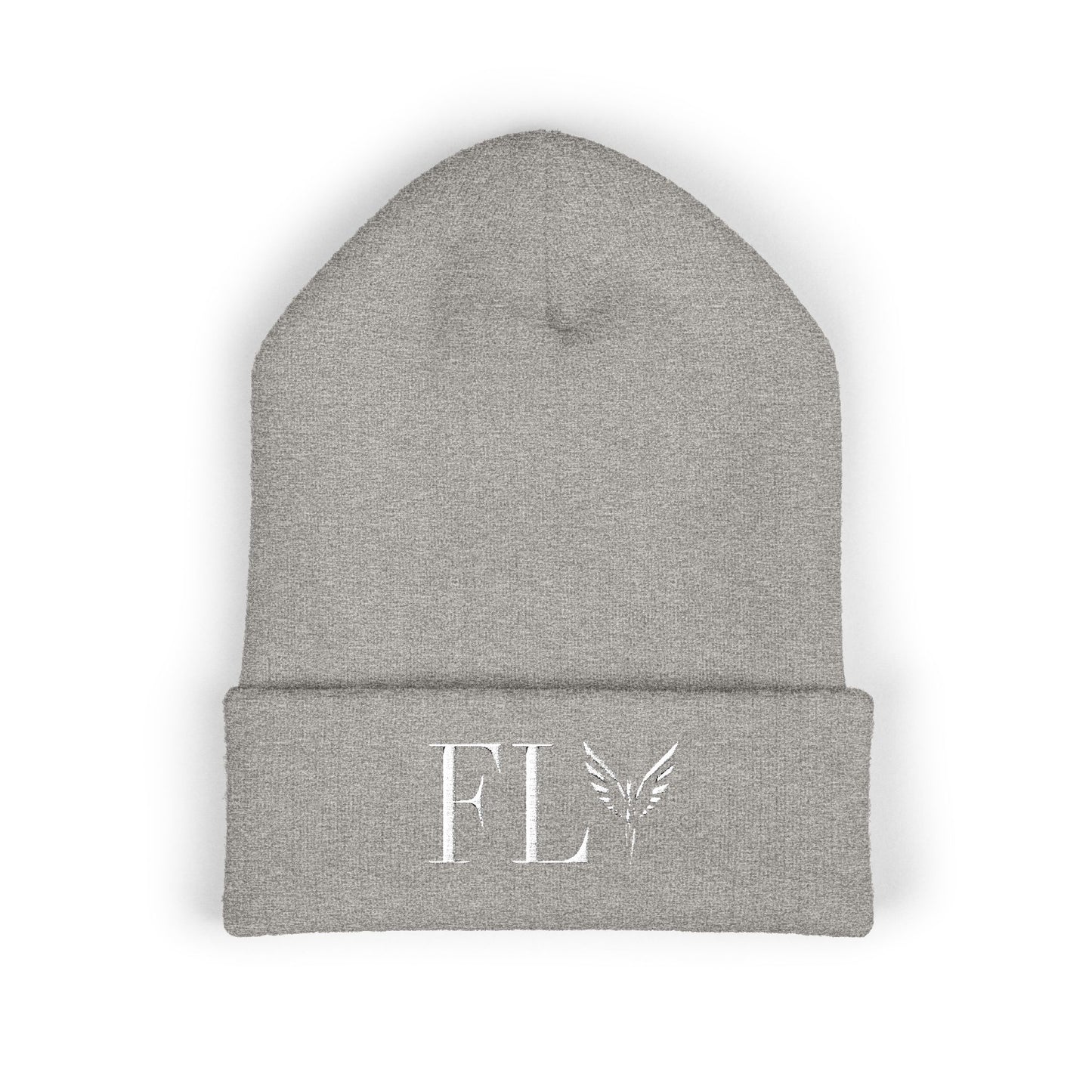 Beanie Hat - Olympian Fly Embroidered Classic Cuffed Beanie