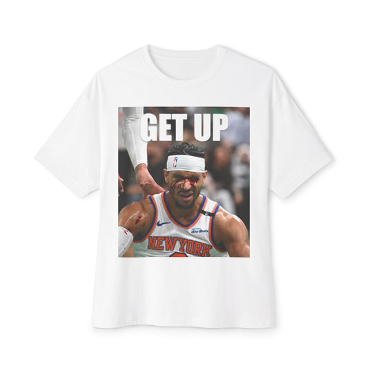 Oversized Tee - 'Get Up Josh Hart' Design